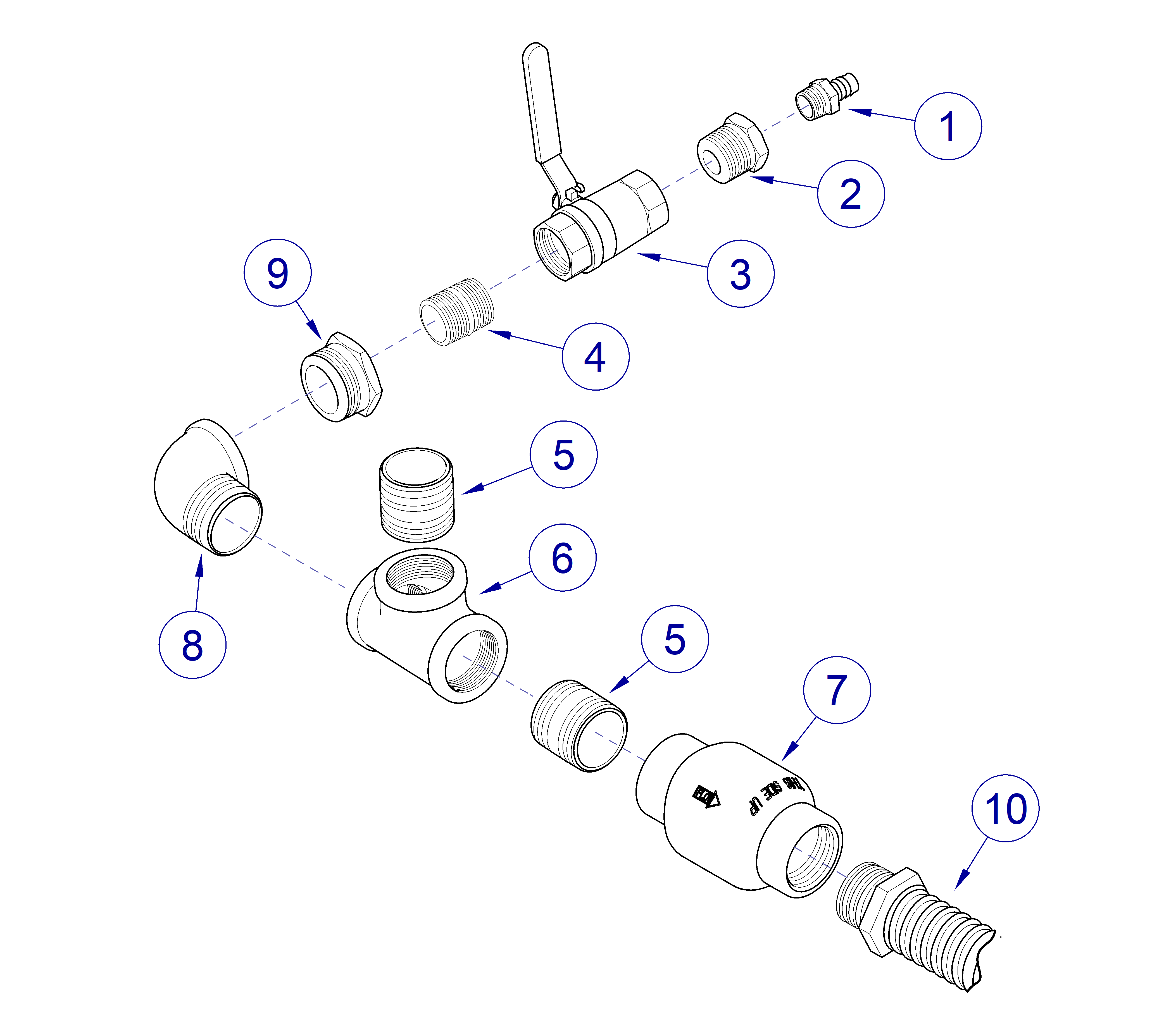 PowerVac P Drain Assembly