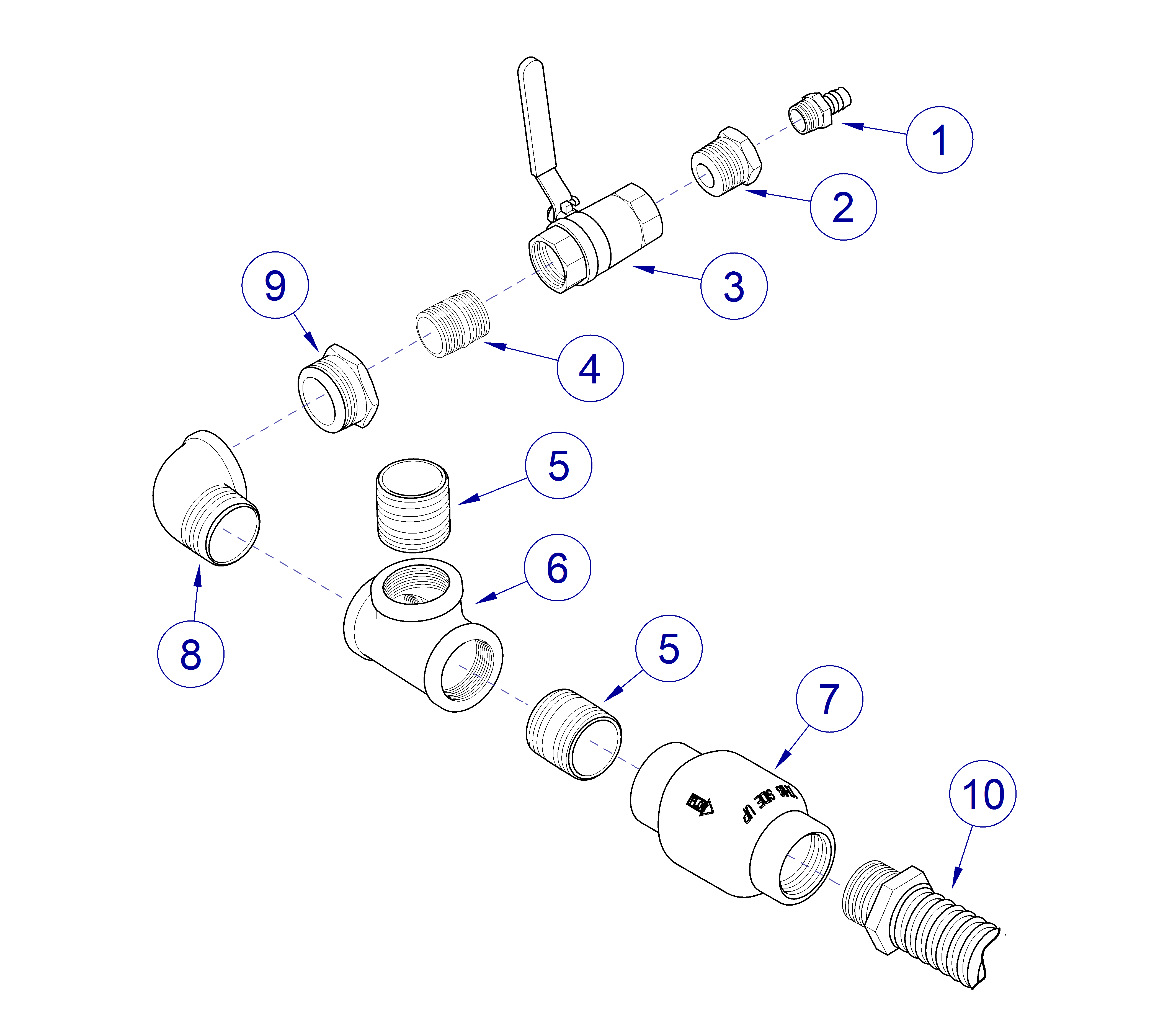 PowerVac P Drain Assembly
