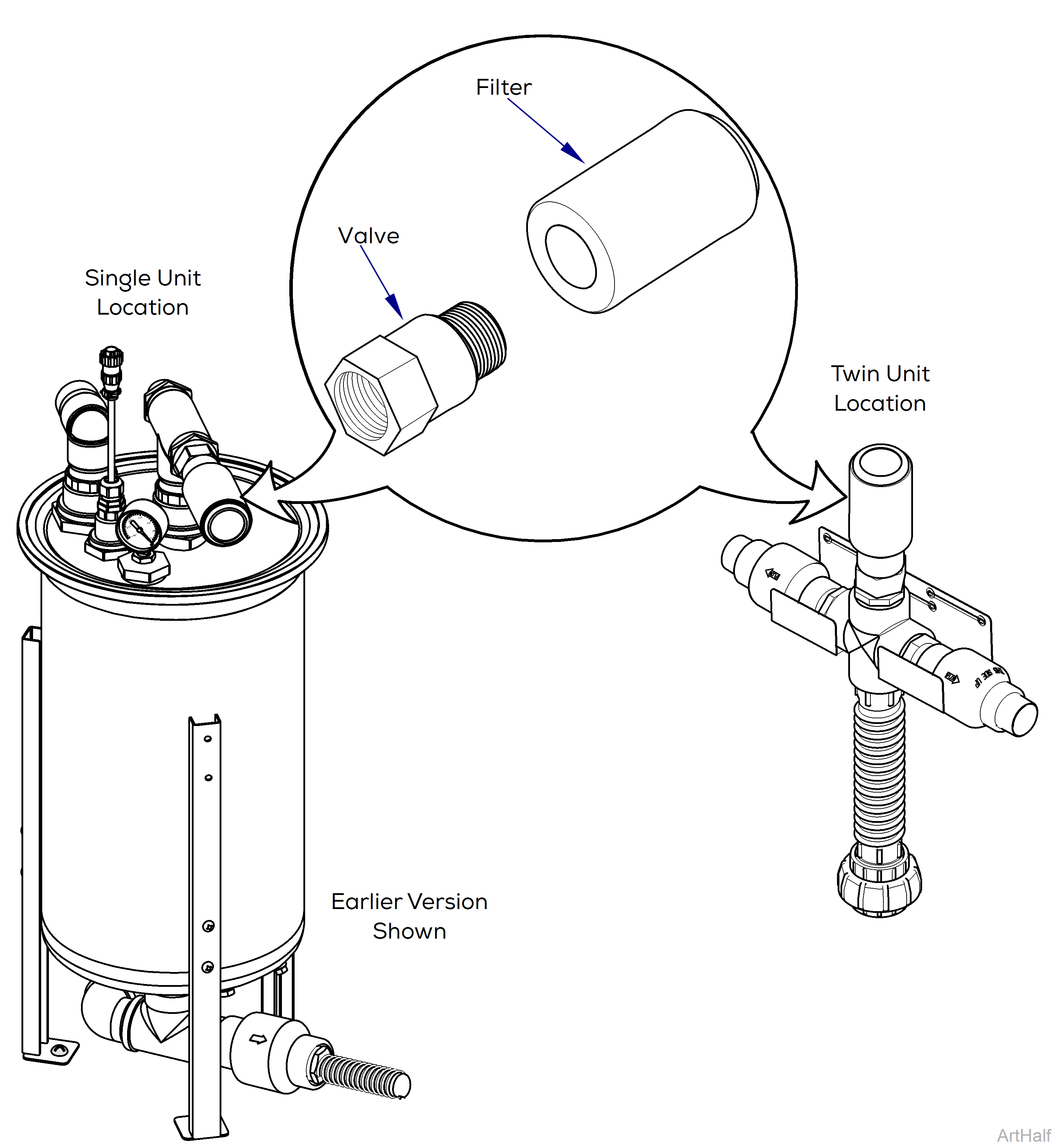 PowerVac P Vacuum Relief Valve