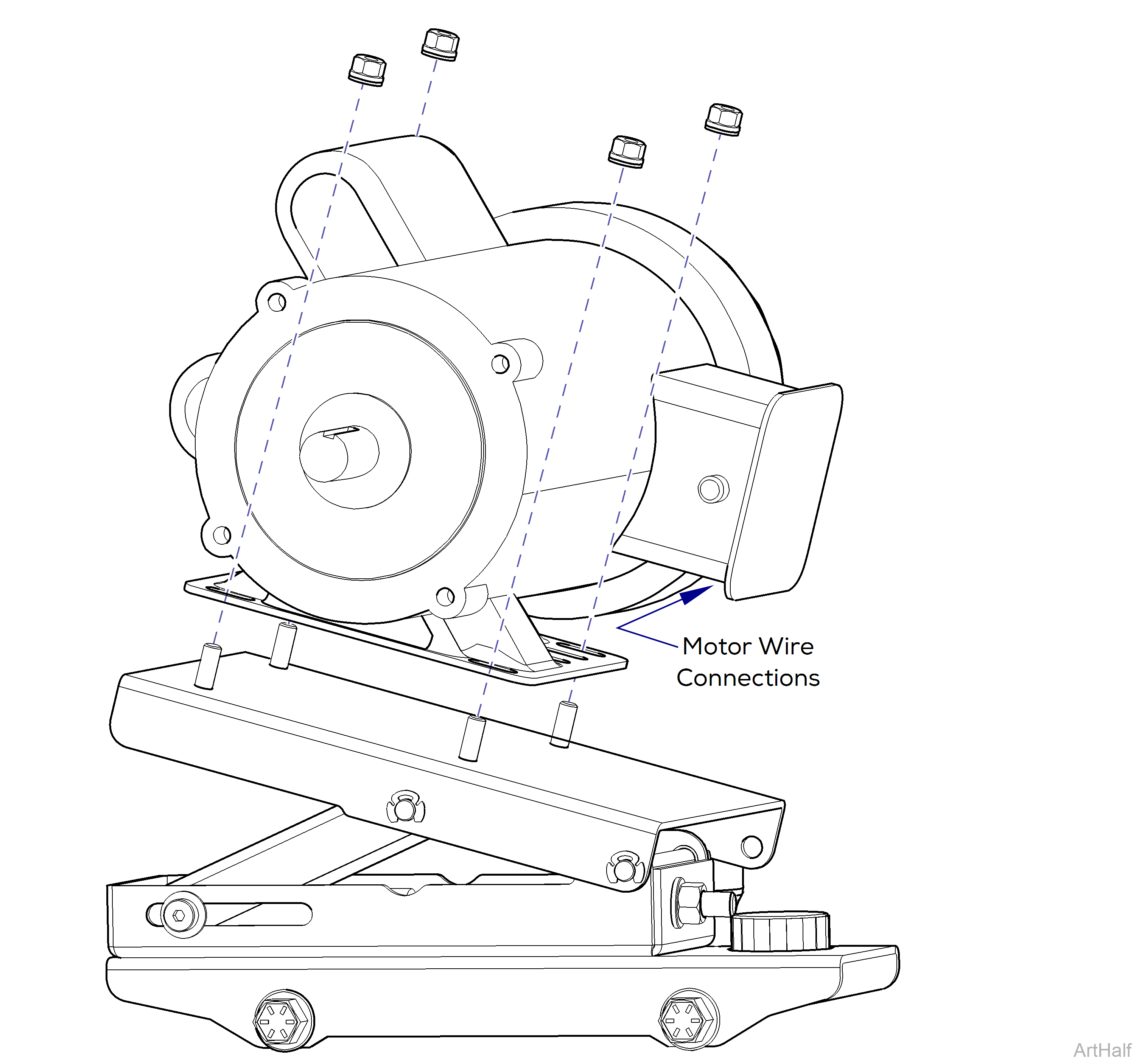 PowerVac P Motor testing and repair