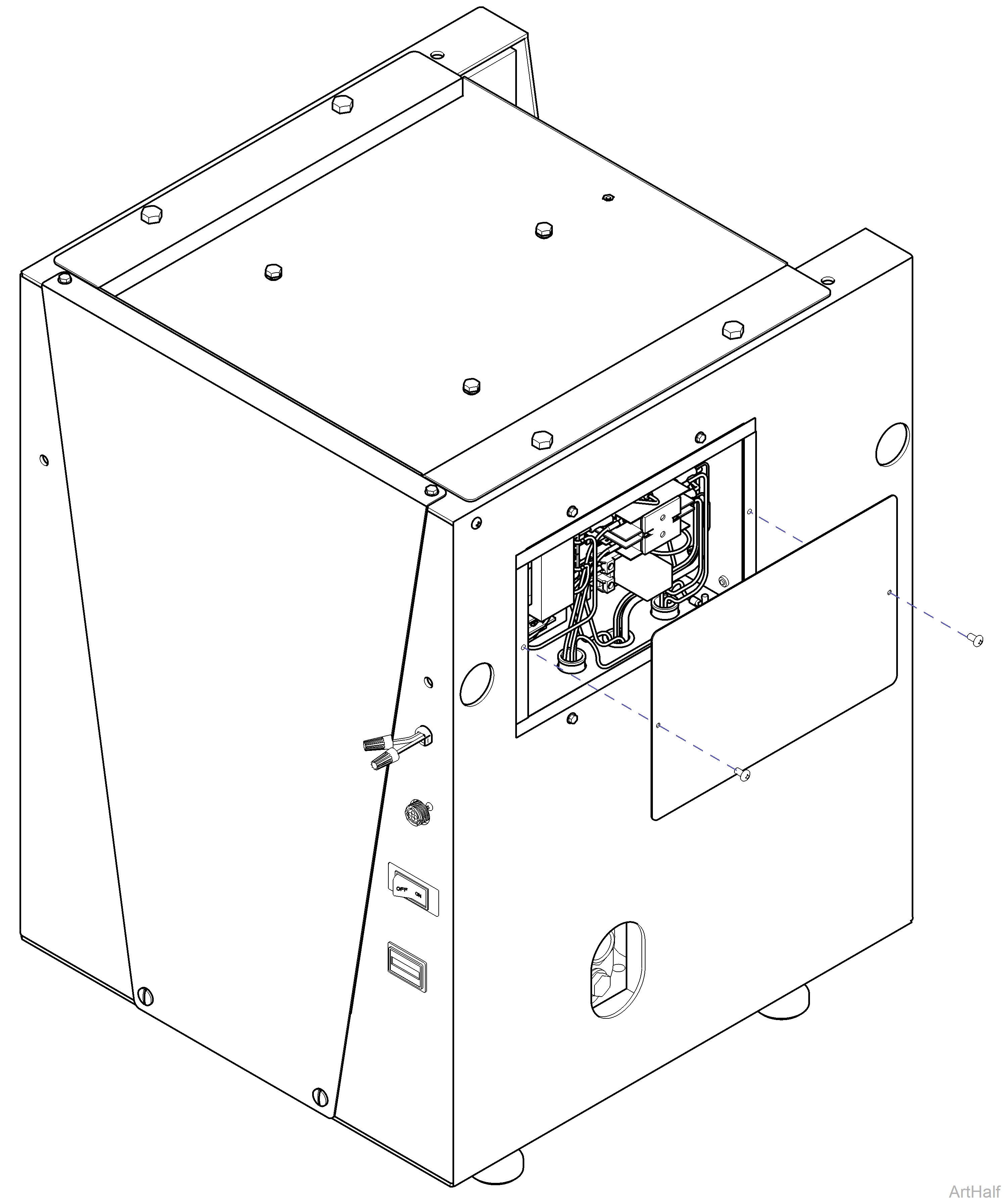 PowerVac P Electrical Cover Access Procedures