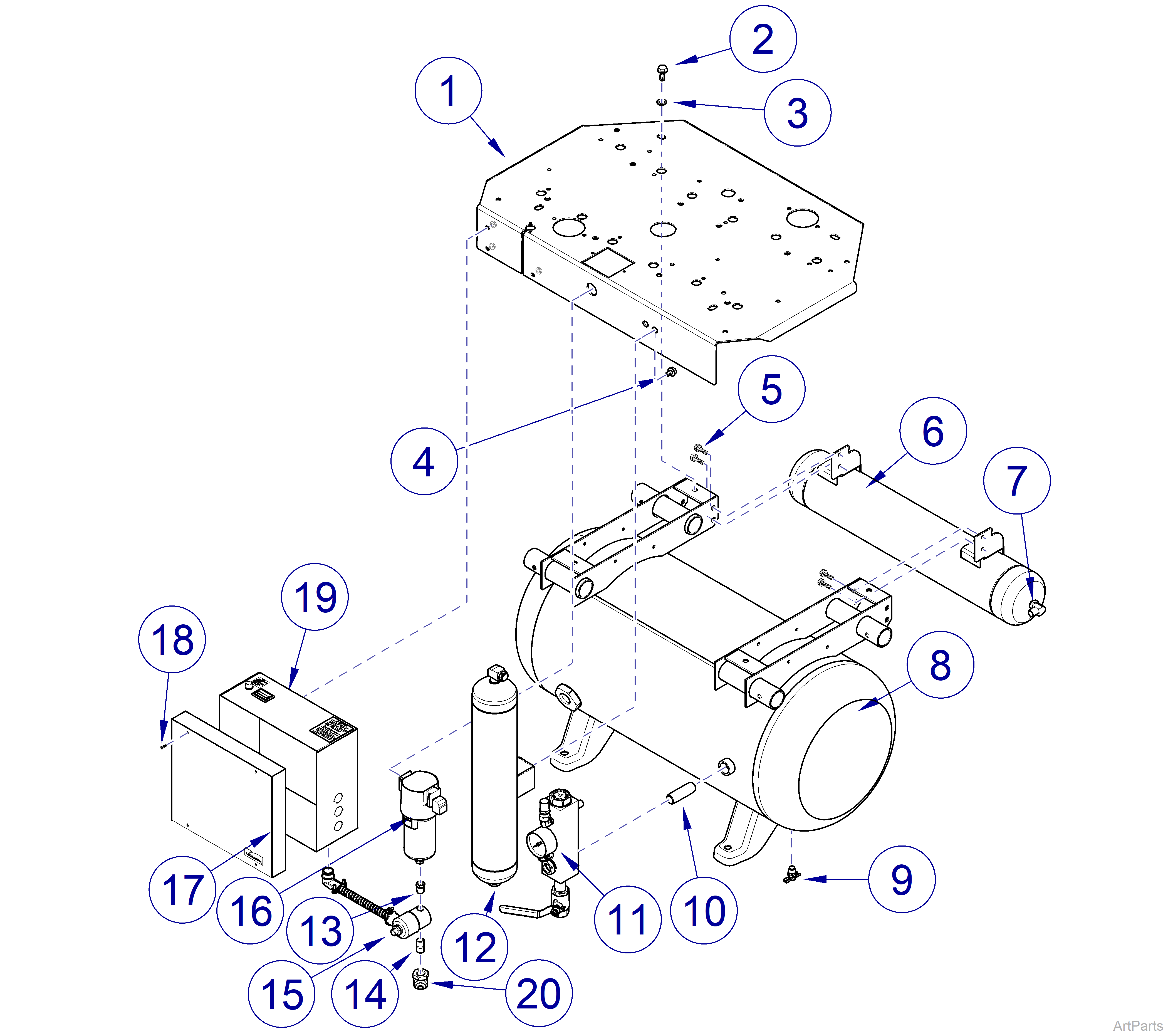 PowerAir Tank and Main Components