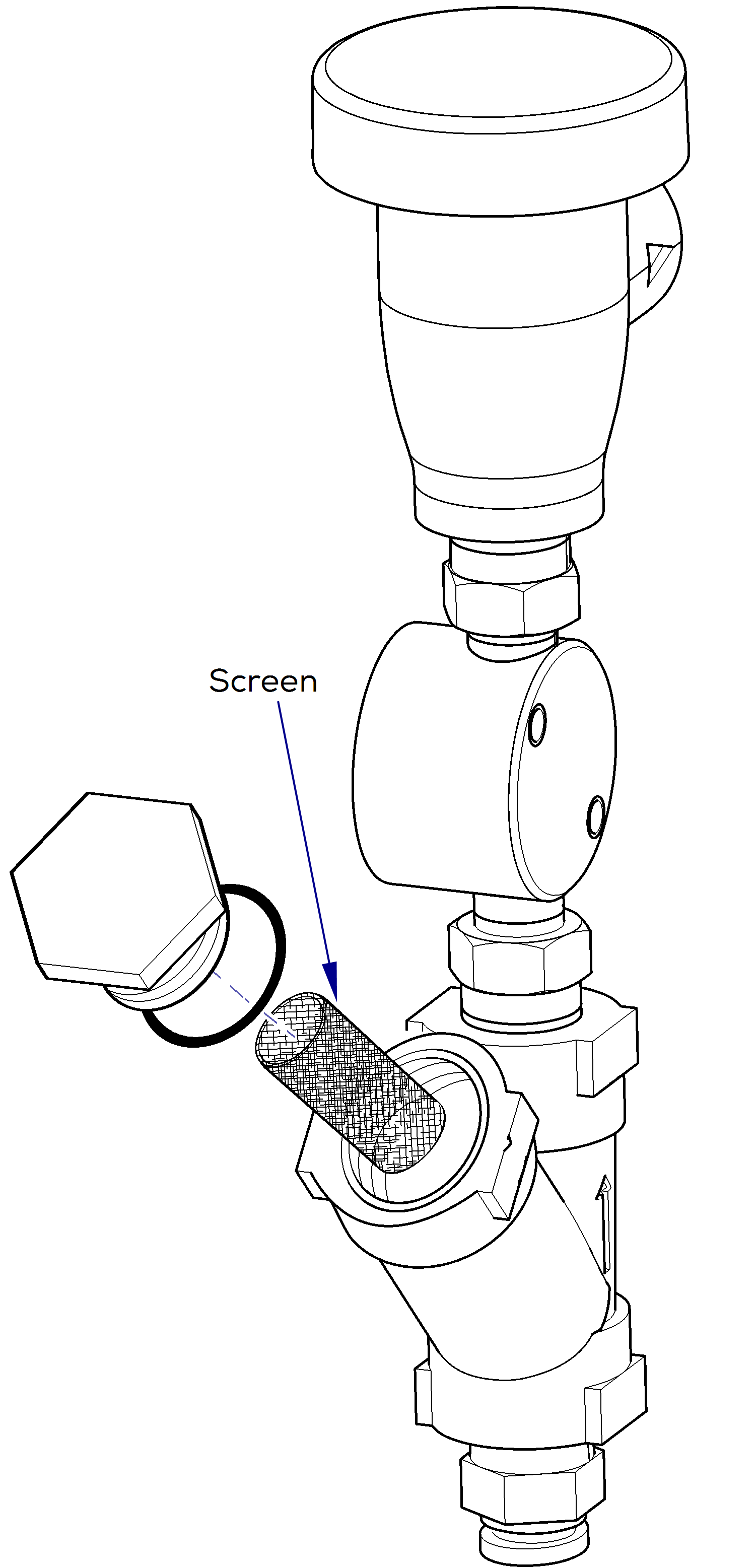 Classic Series Vacuums Water Inlet Strainer