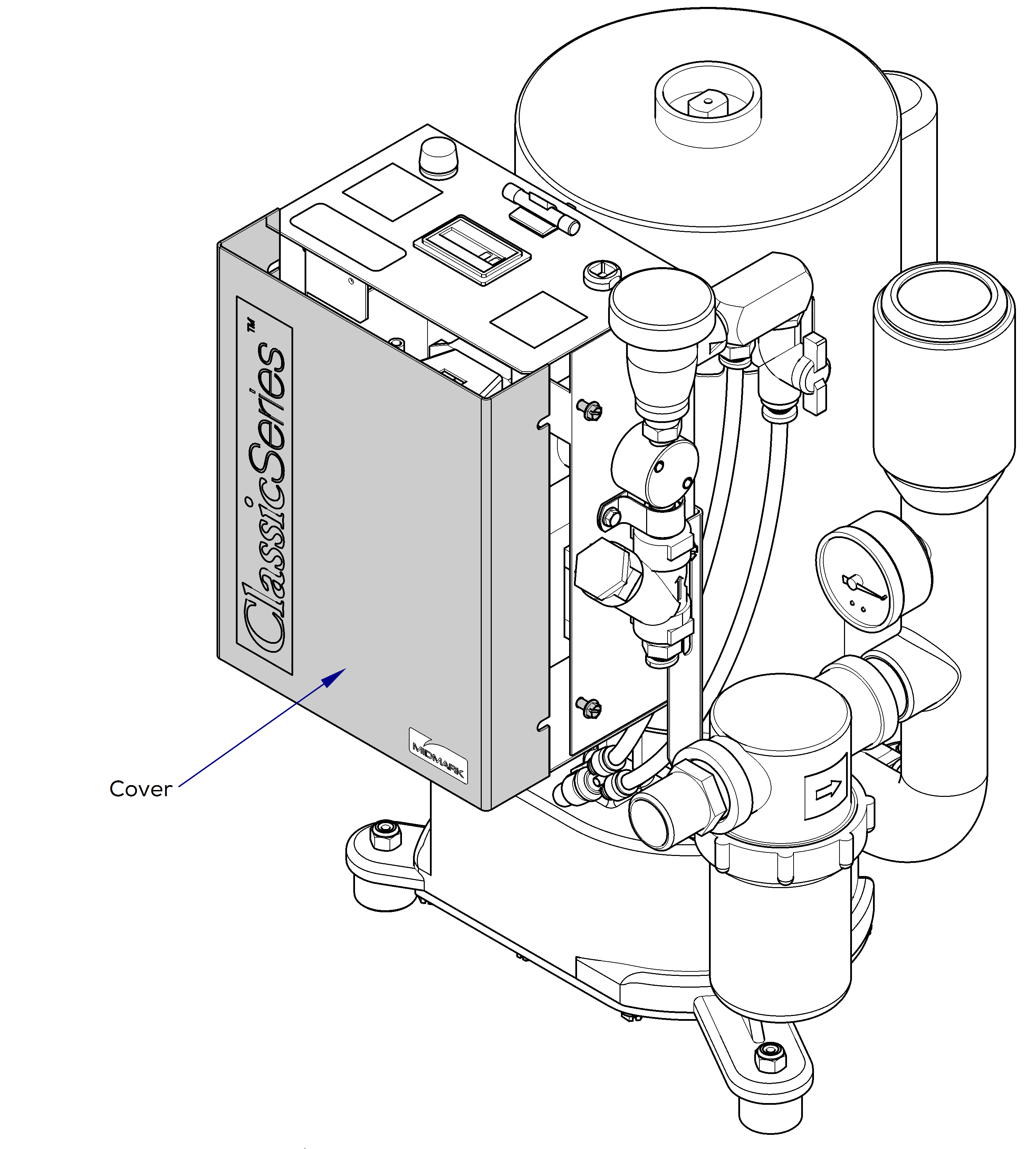 Classic Series Vacuums Electrical Box Cover