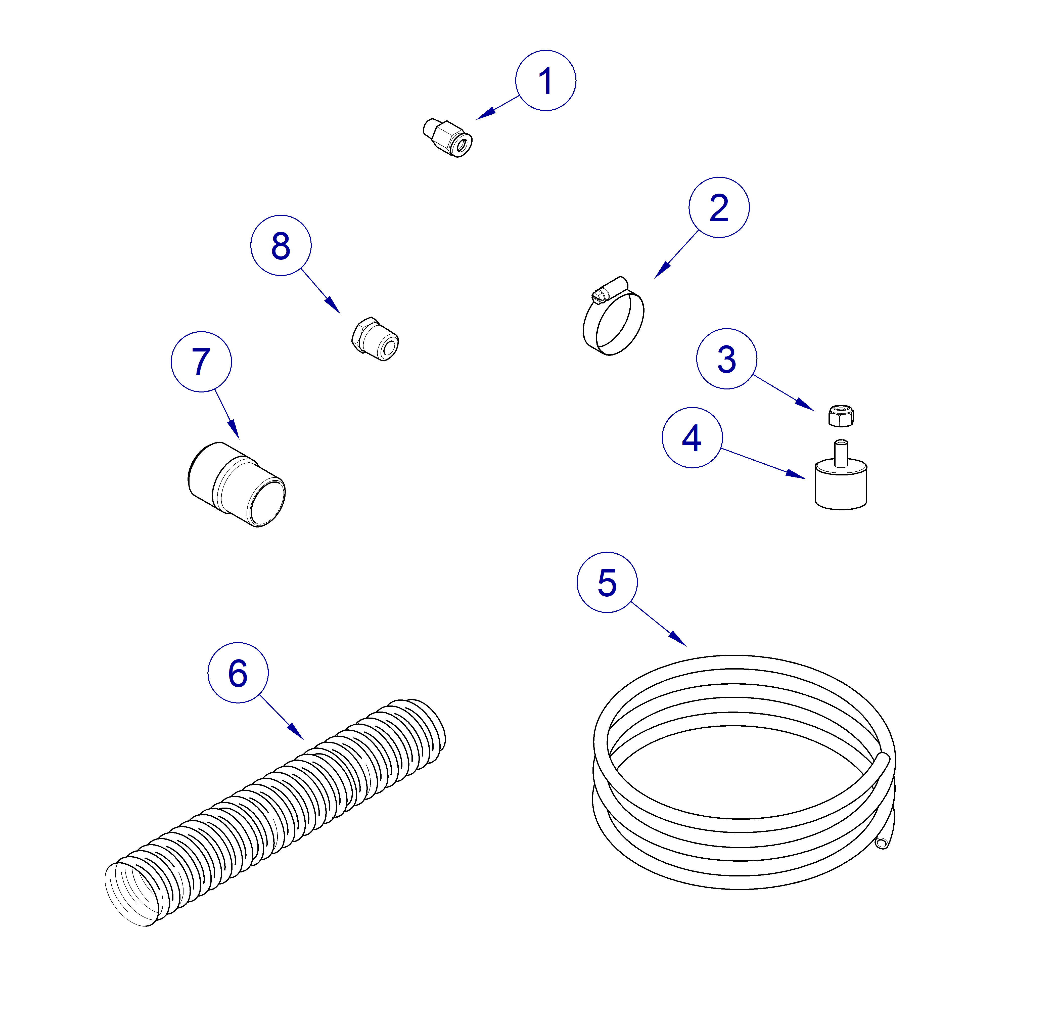 Classic Series Vacuums Single Vacuum Installation Kit