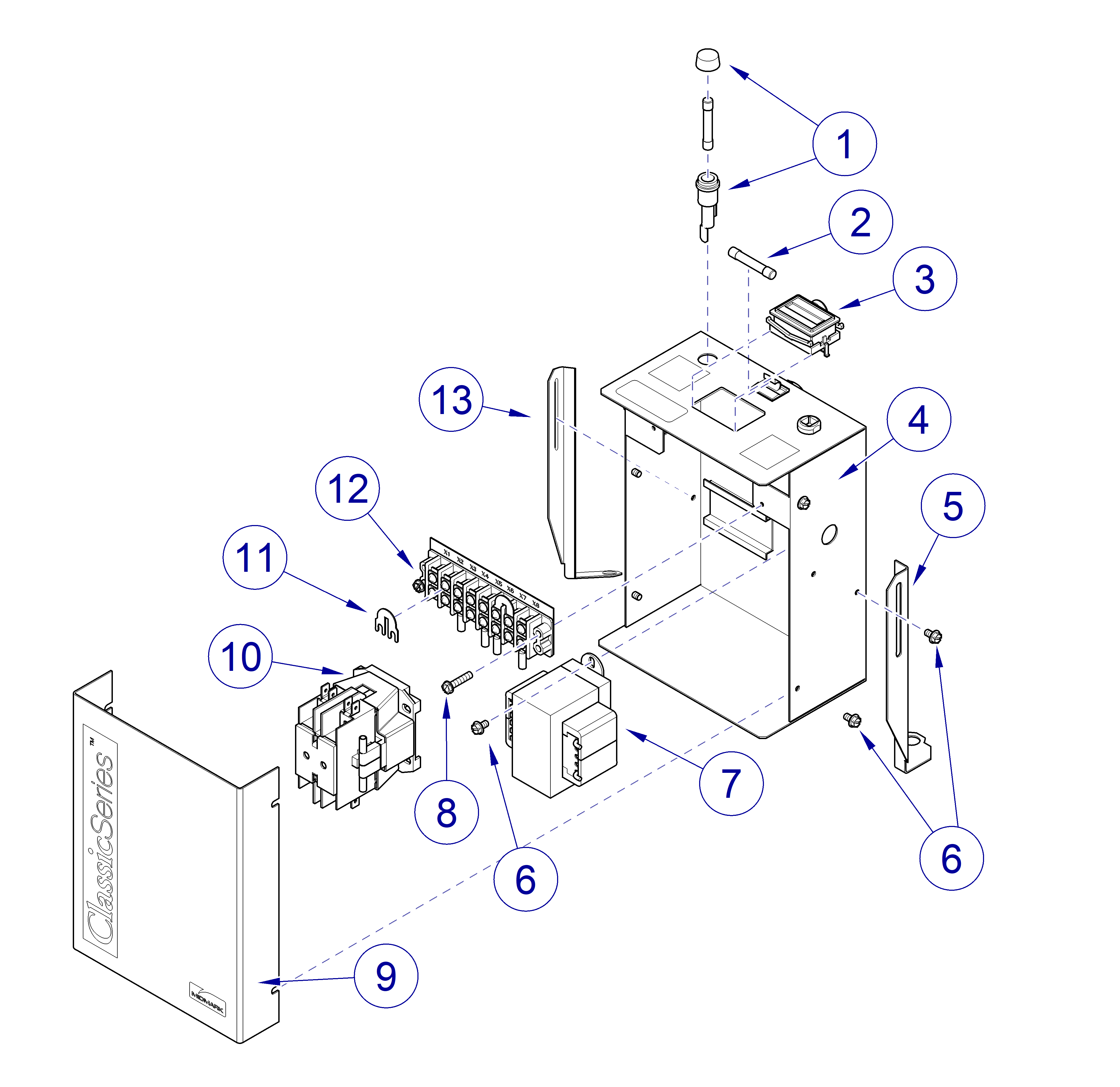 Classic Series Vacuums Single Electrical Box