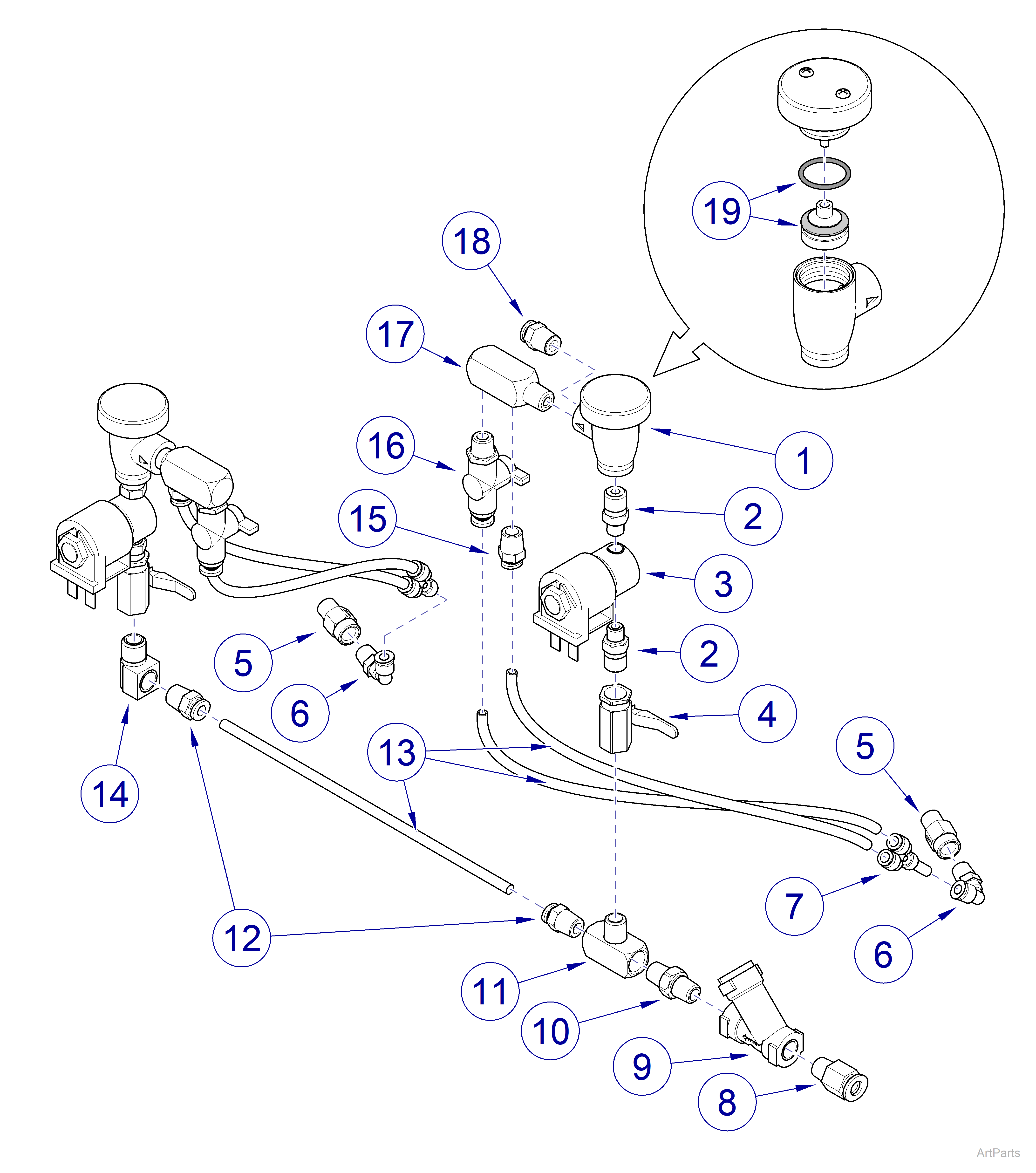 Classic Series Vacuums Twin Vacuum Solenoid Assembly