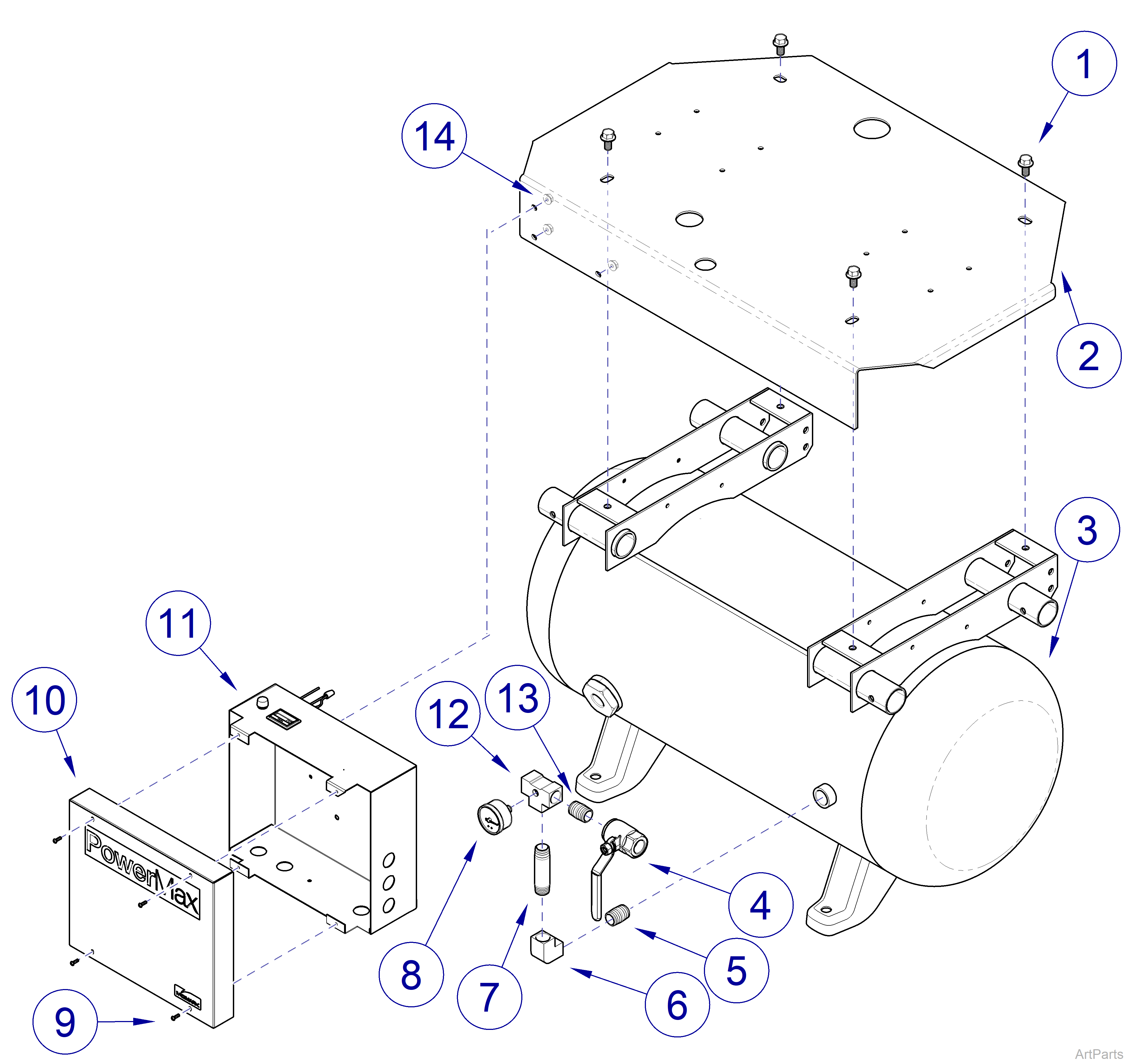 PowerMax Tank and Main Components