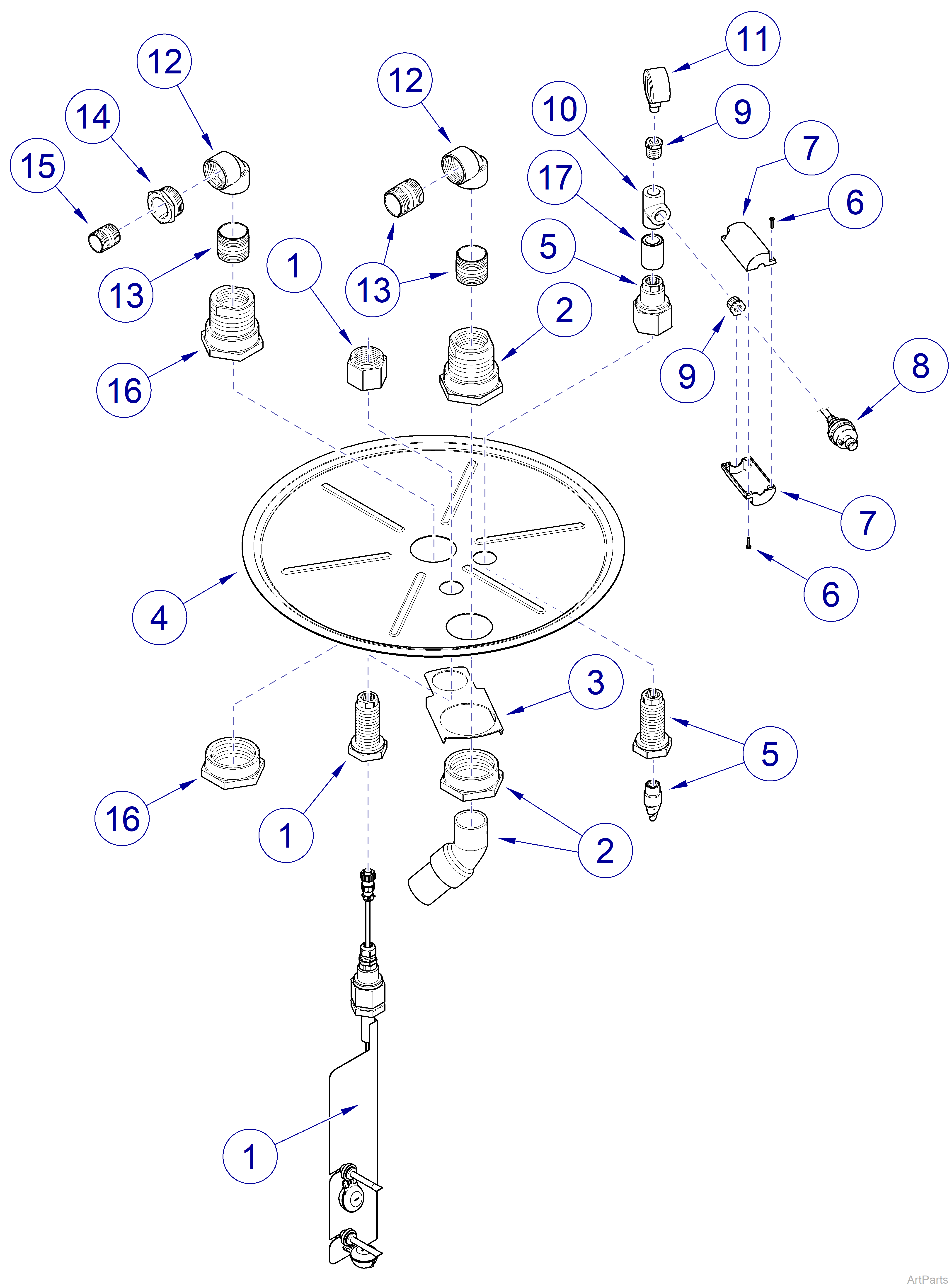 PowerVac G Separator Lid Assembly