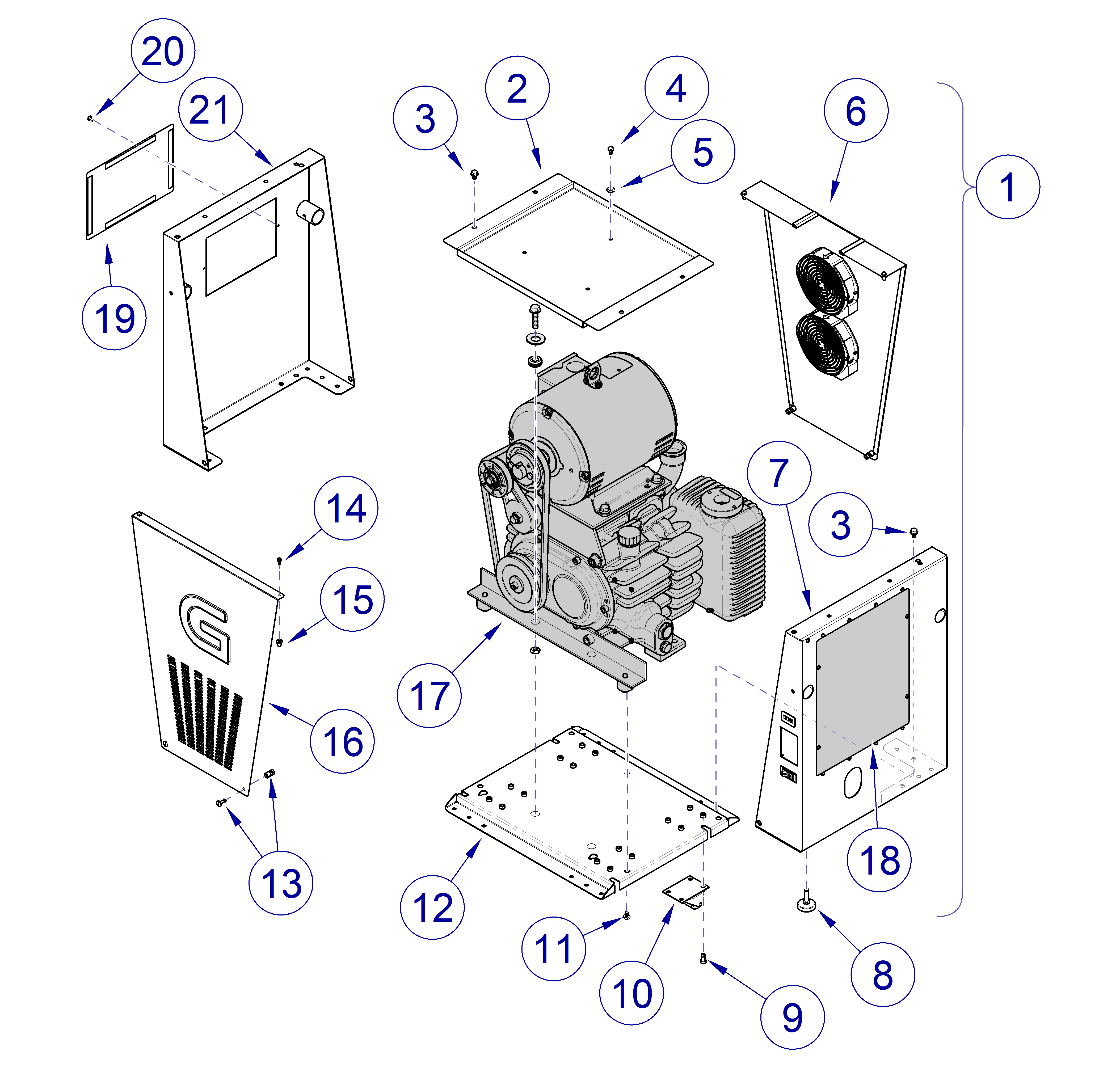 PowerVac G Vacuum Base Unit