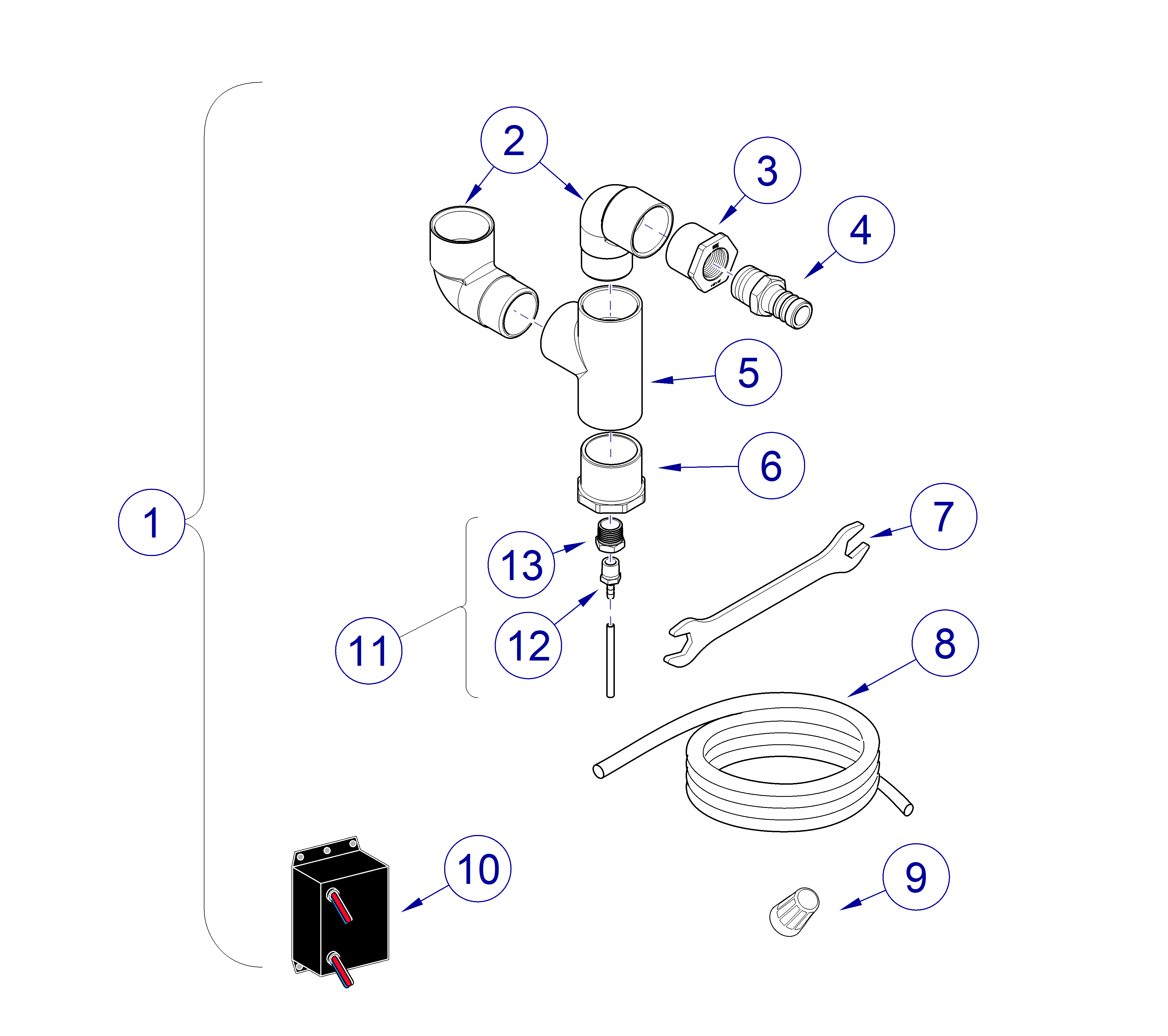 PowerVac P Vacuum Loose Parts