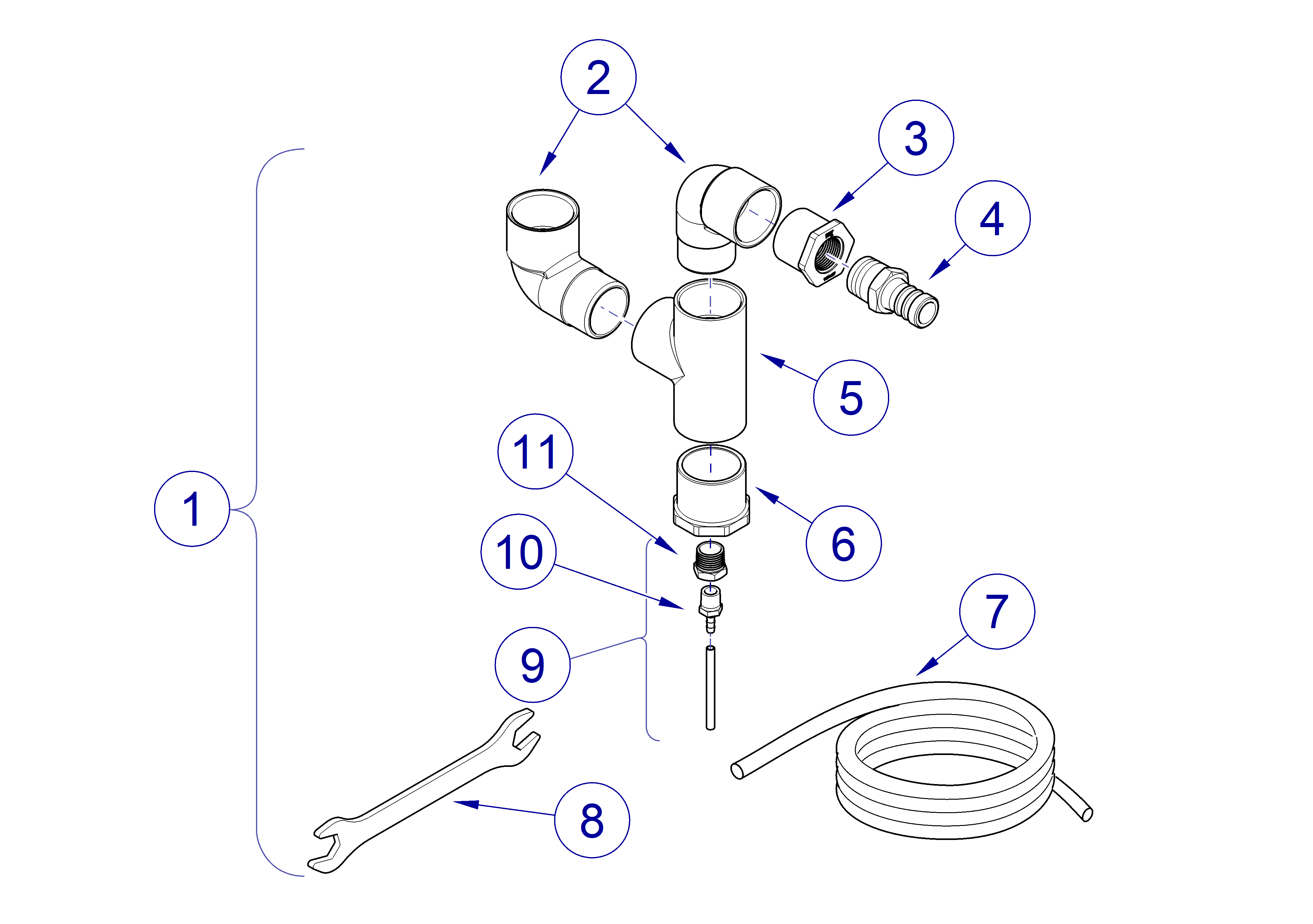 PowerVac G Vacuum Base Unit Loose Parts