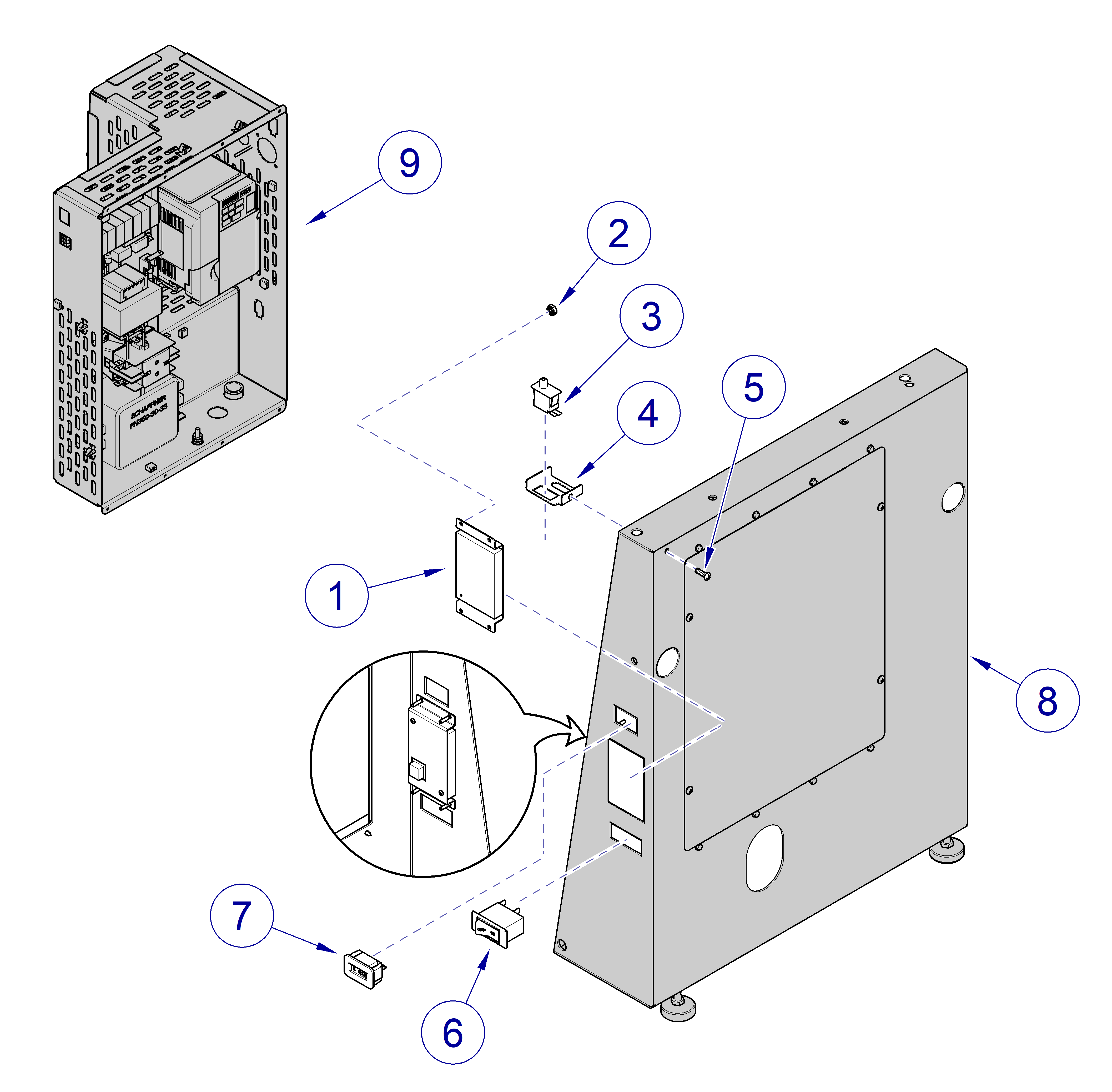 PowerVac G Front Panel Controls