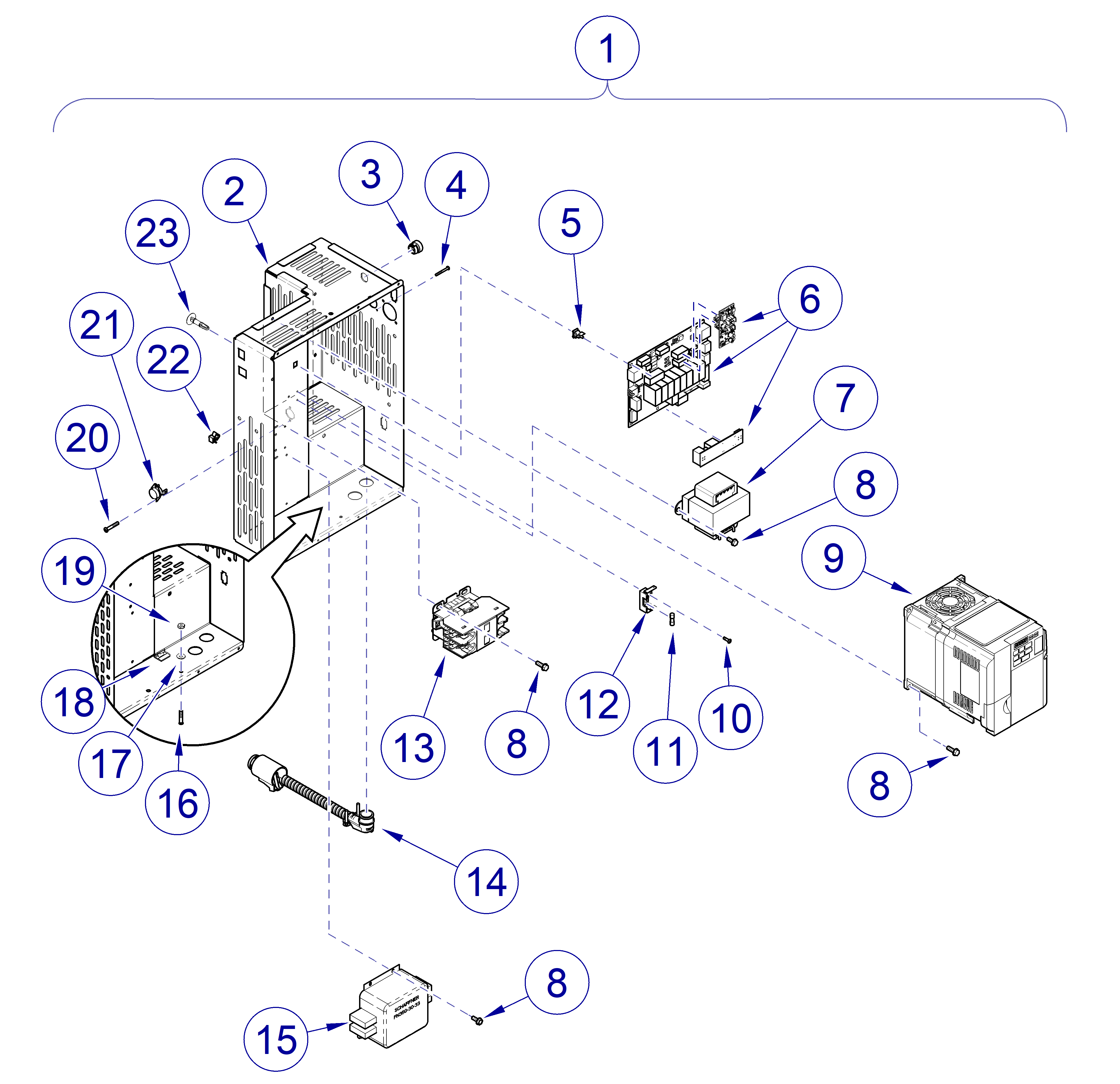 PowerVac G Electrical Box