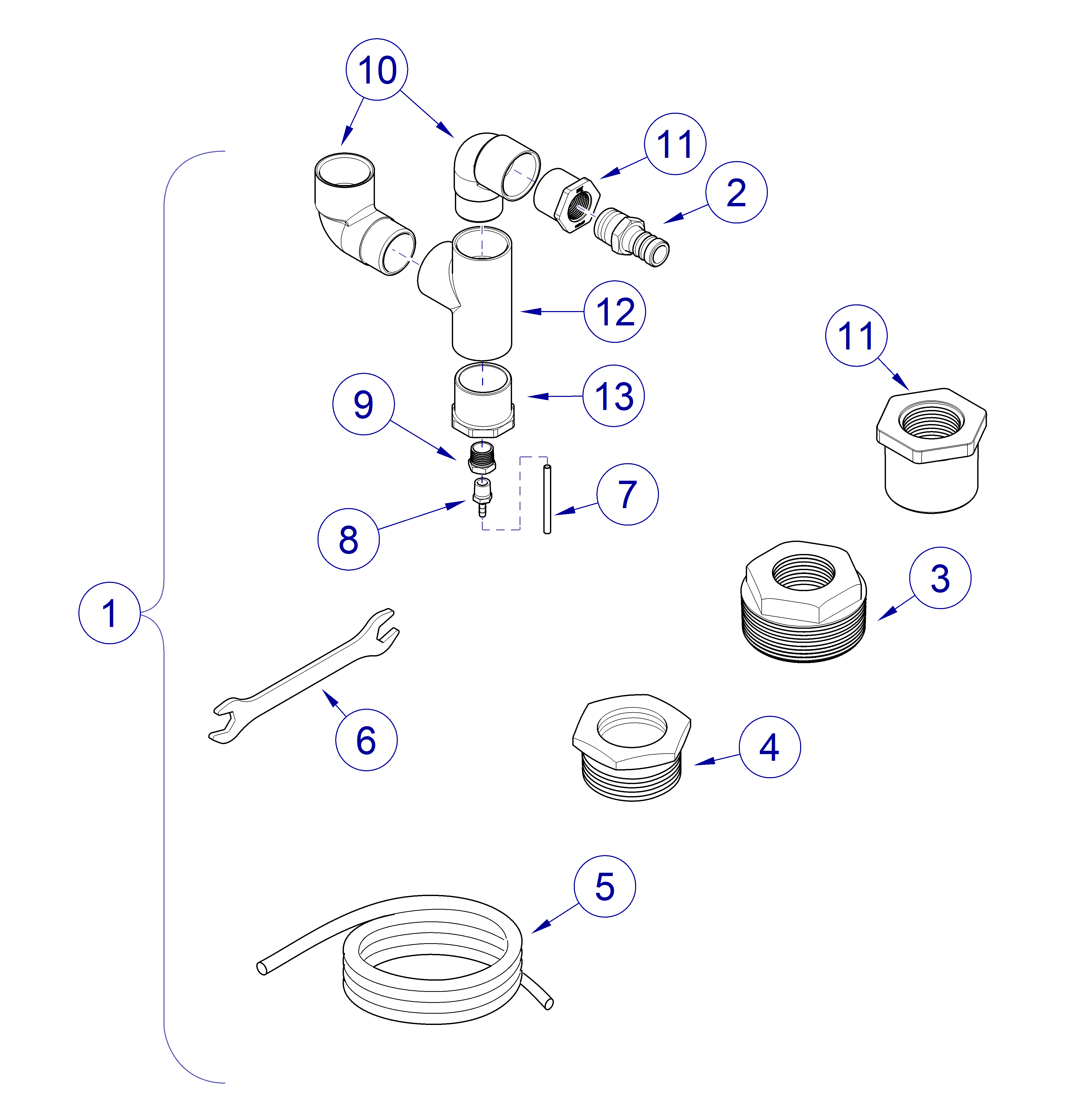 PowerVac P Vacuum Loose Parts