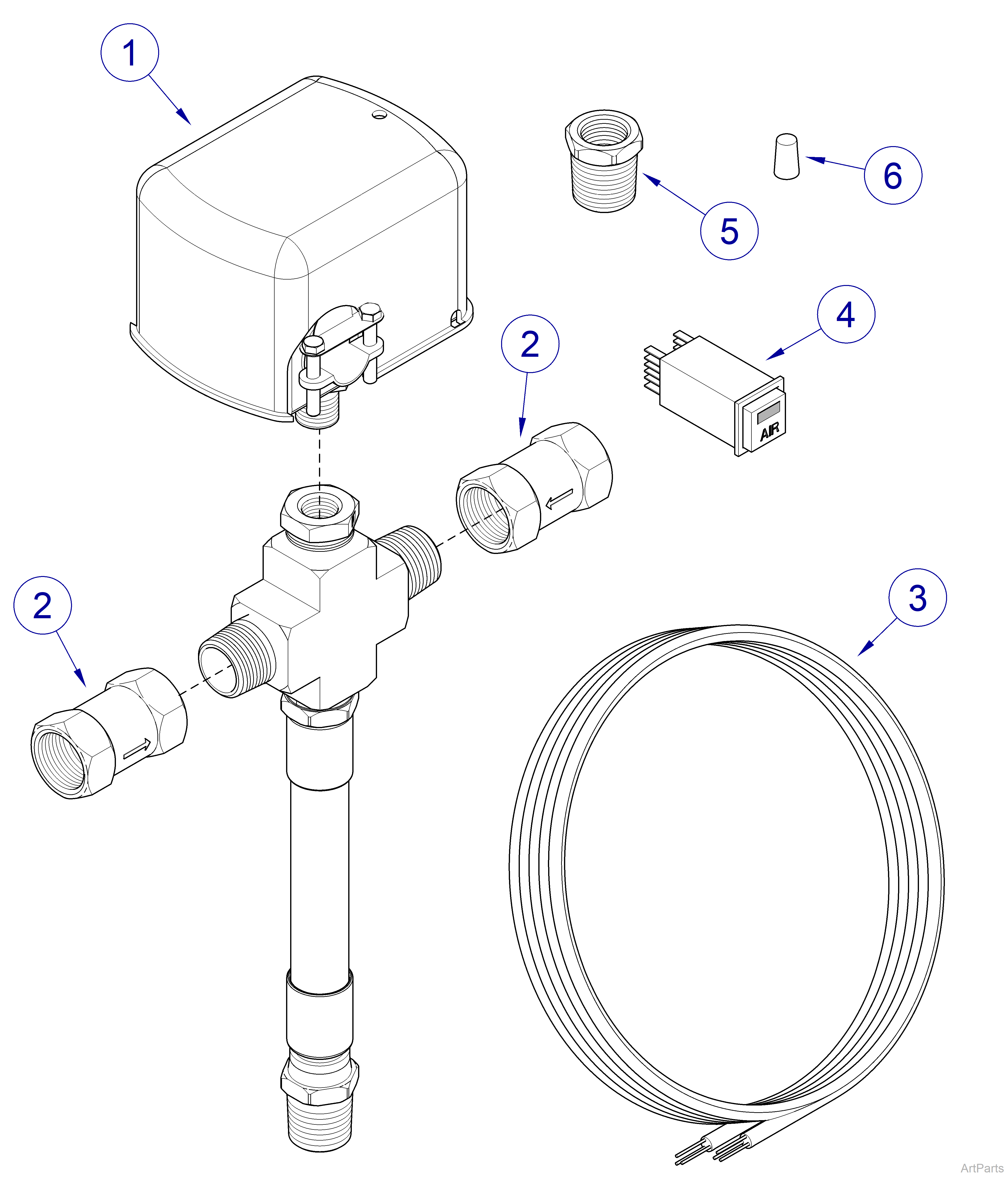 30186000 Tandem Compressor Hook Up Kit