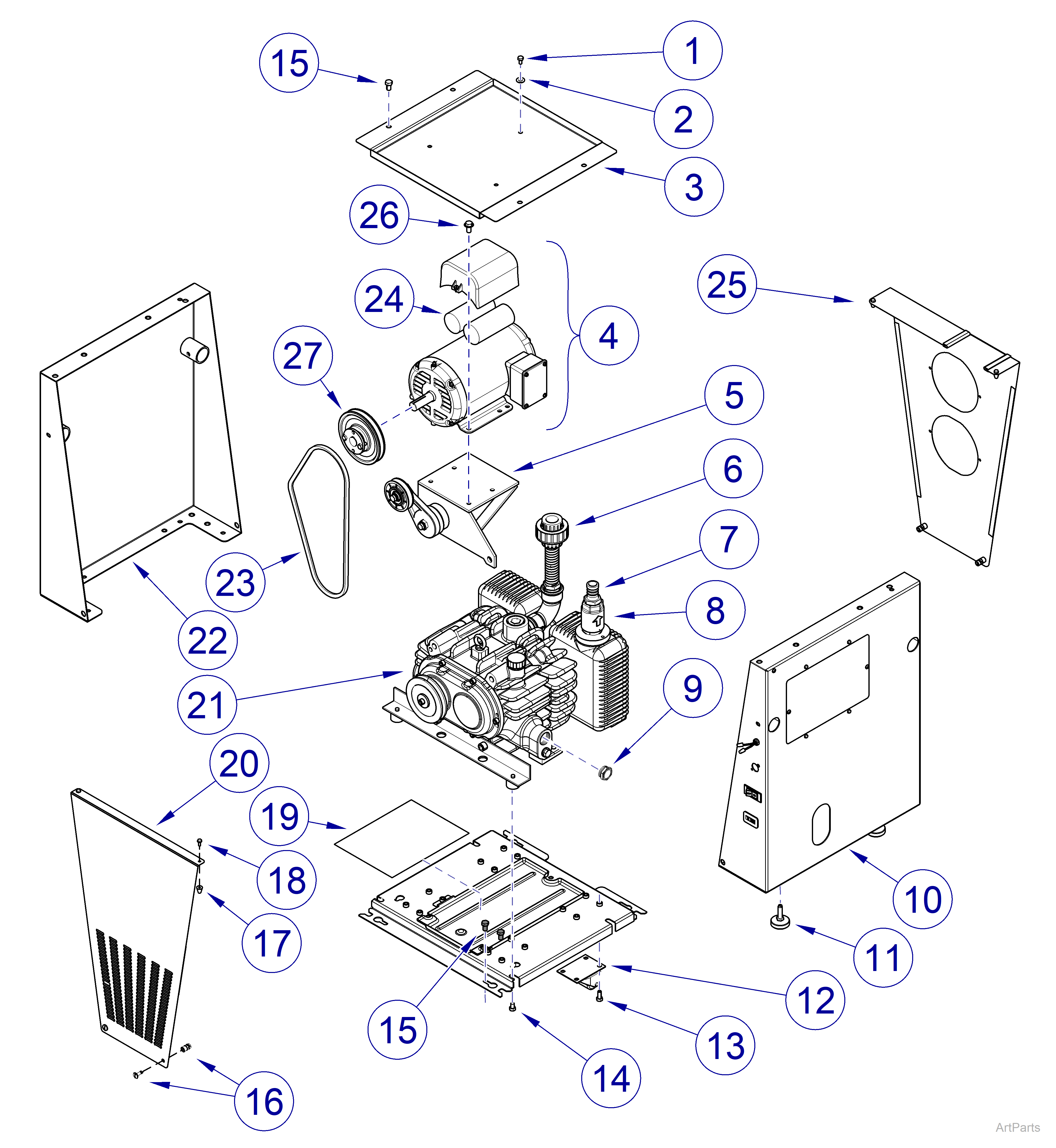 PowerVac P Vacuum Base Unit