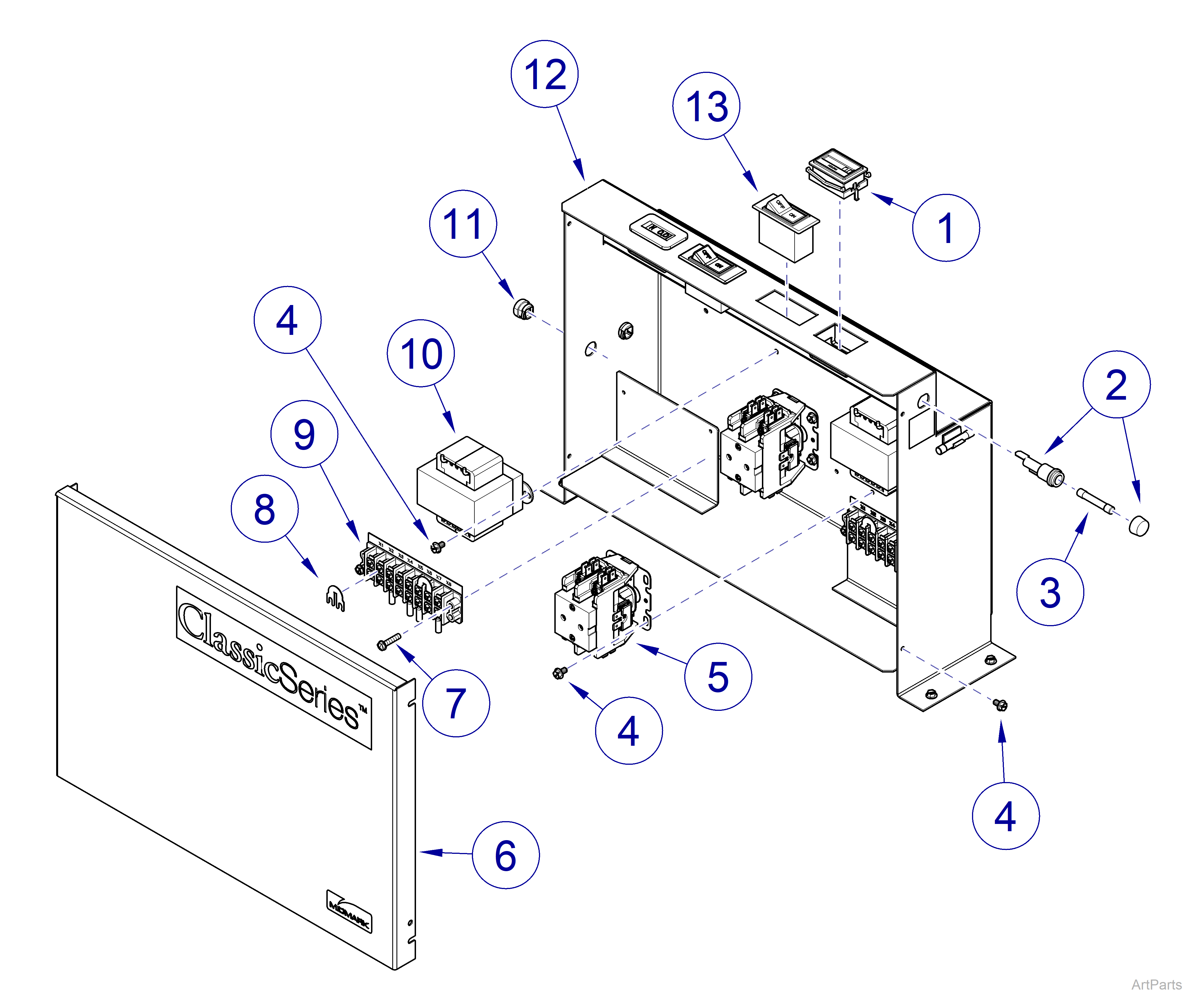 Classic Series Vacuums Twin Electrical Box