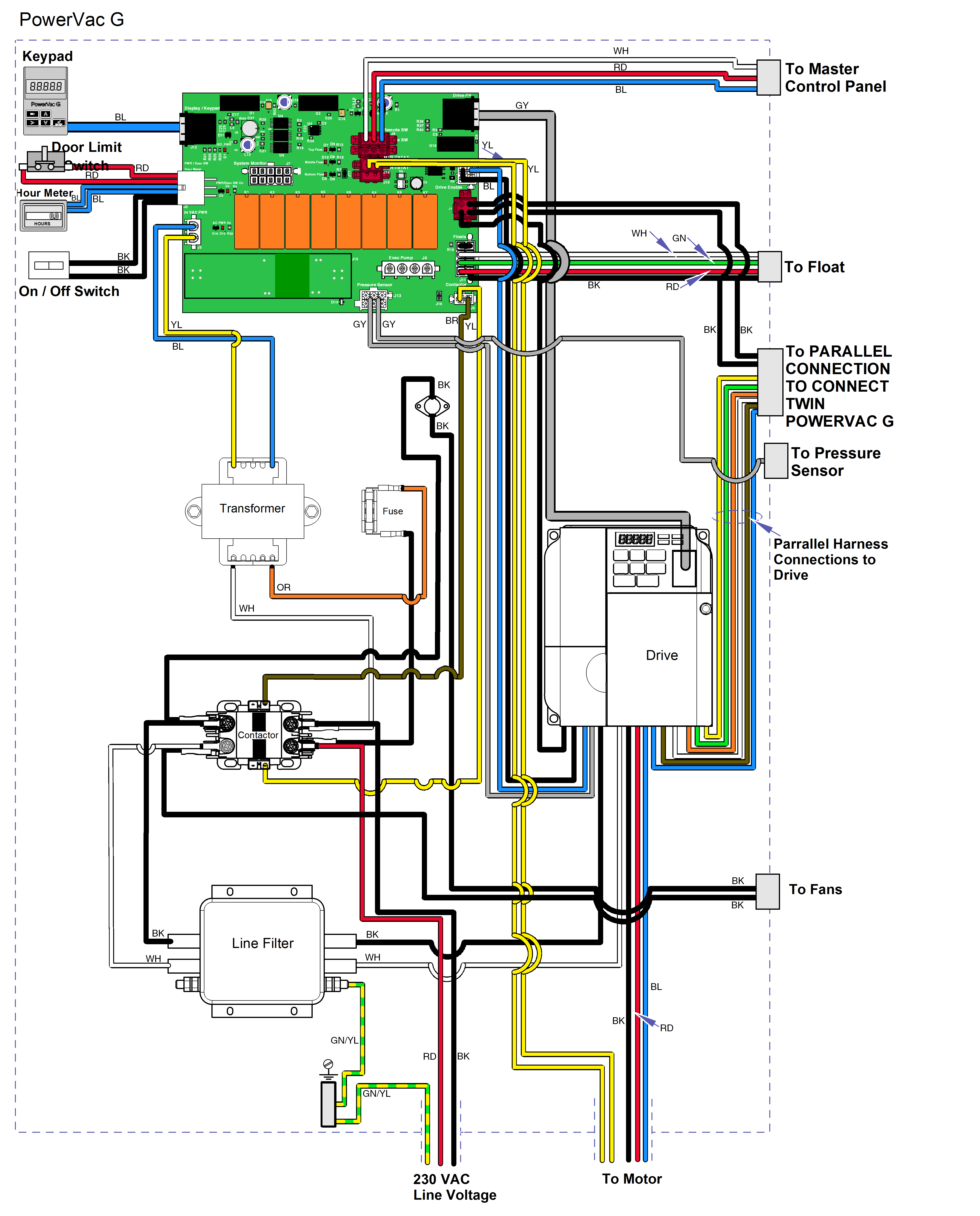 PowerVac G Wiring Diagram