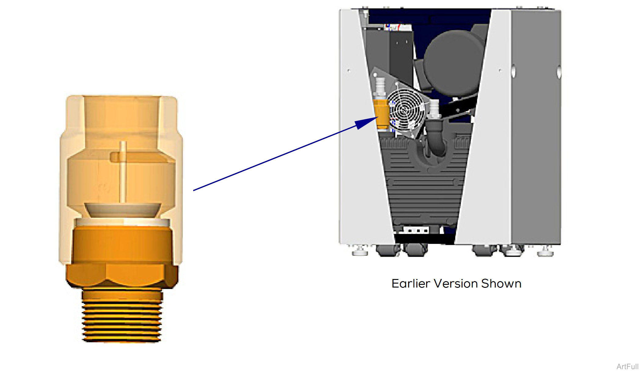 PowerVac P Vacuum Relief Valve