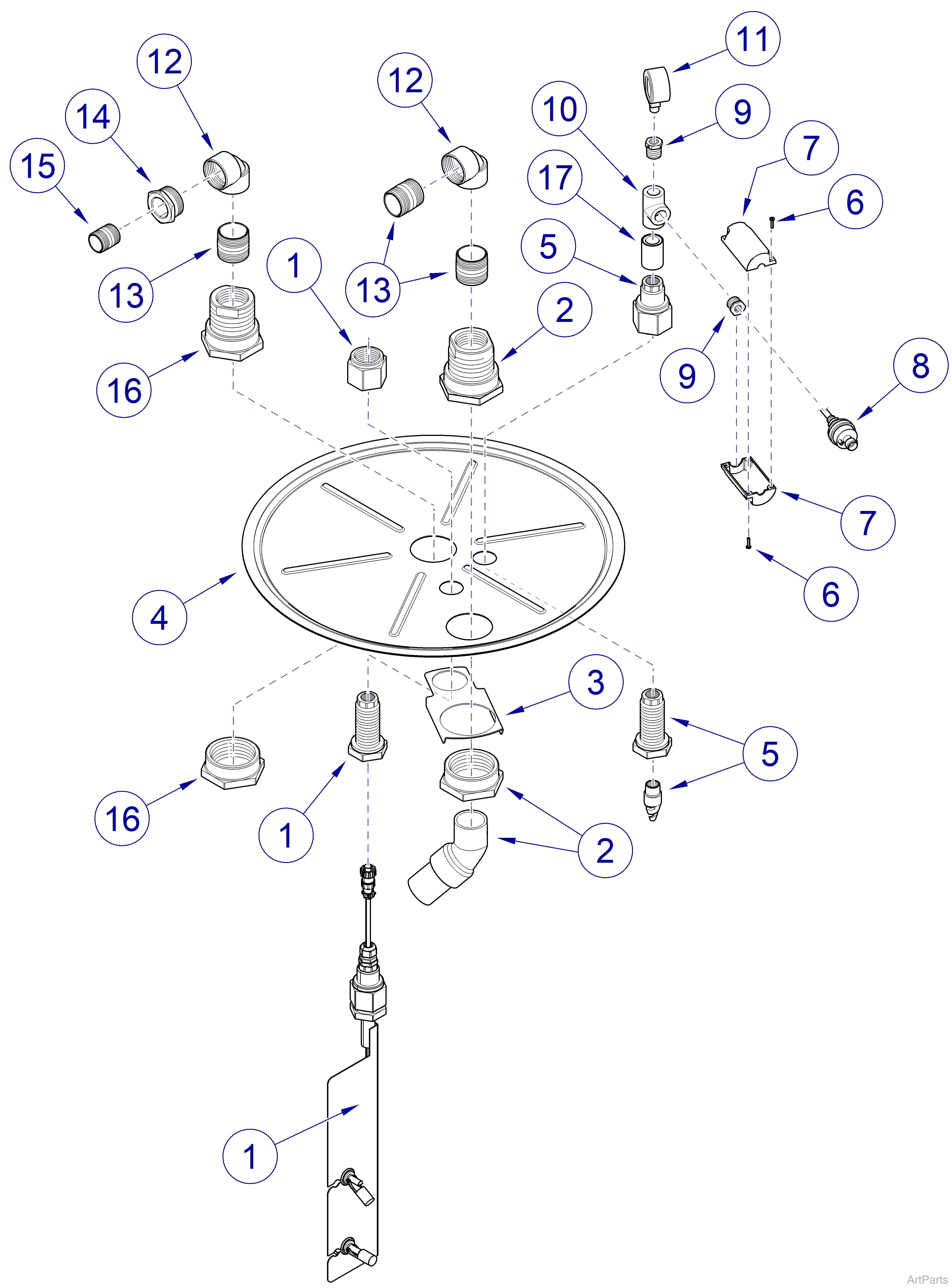 PowerVac G Separator Lid Assembly