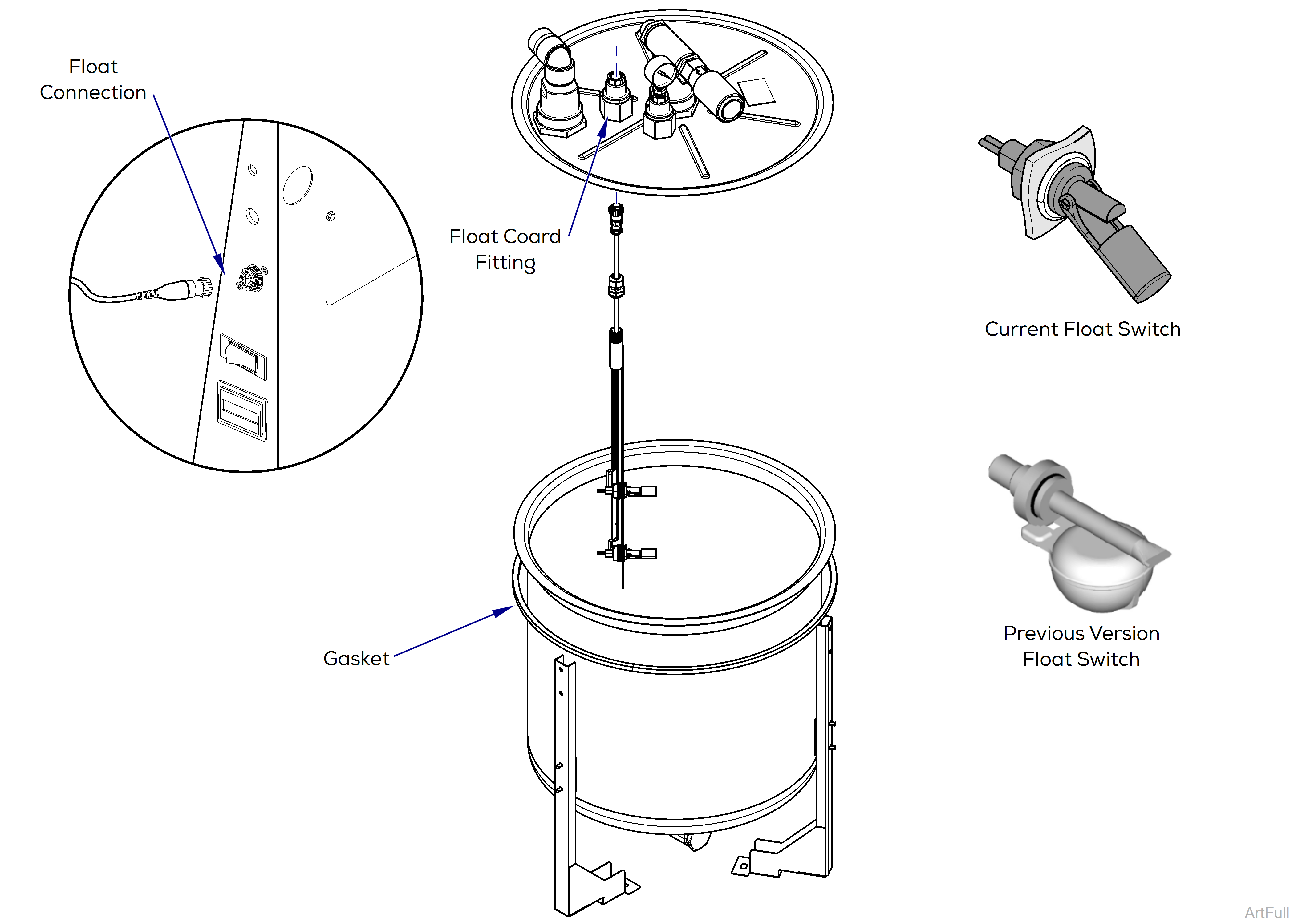 PowerVac P Float Assembly