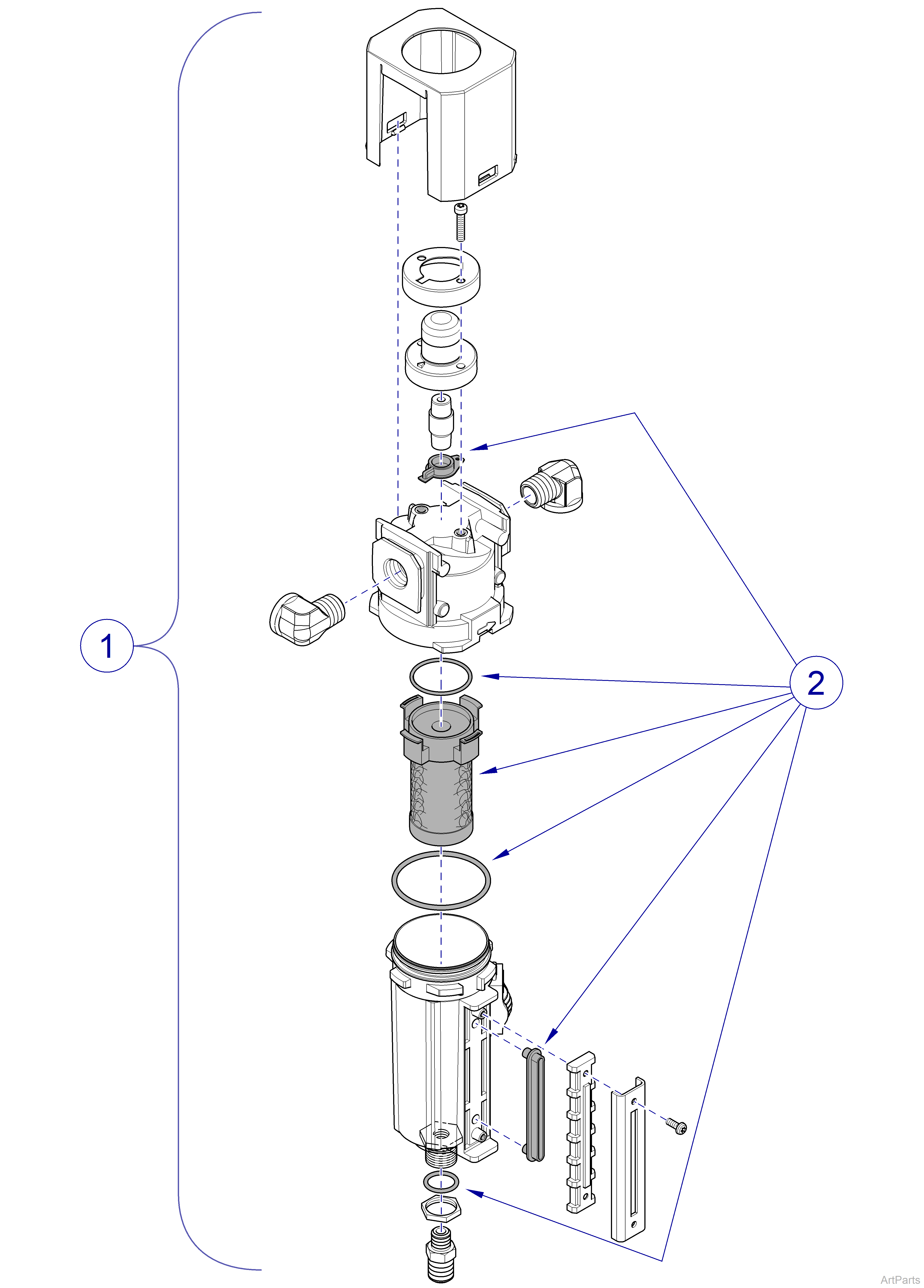 PowerAir Coalescing Filter Assembly