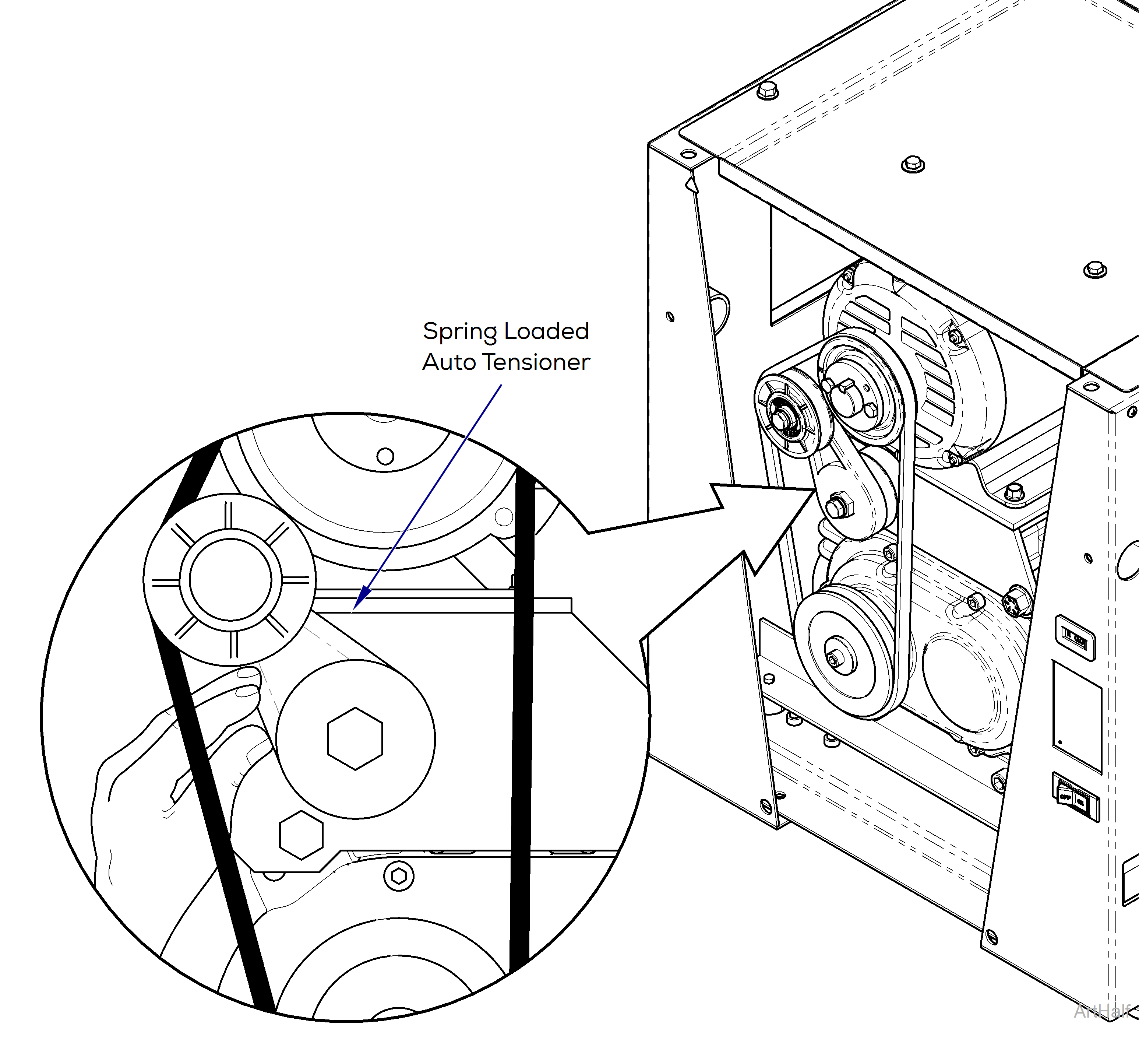 PowerVac P Motor testing and repair
