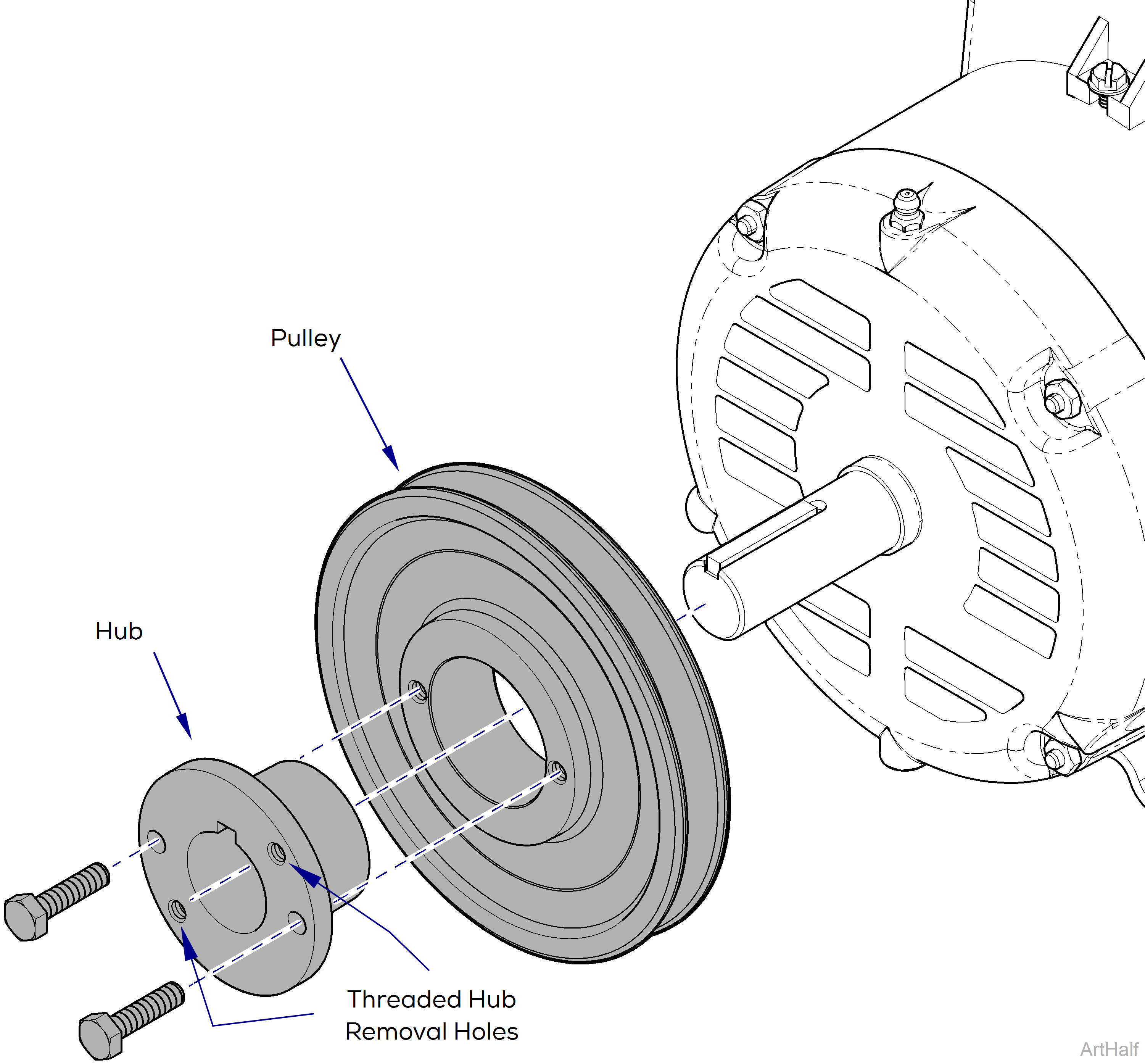 PowerVac P Motor testing and repair