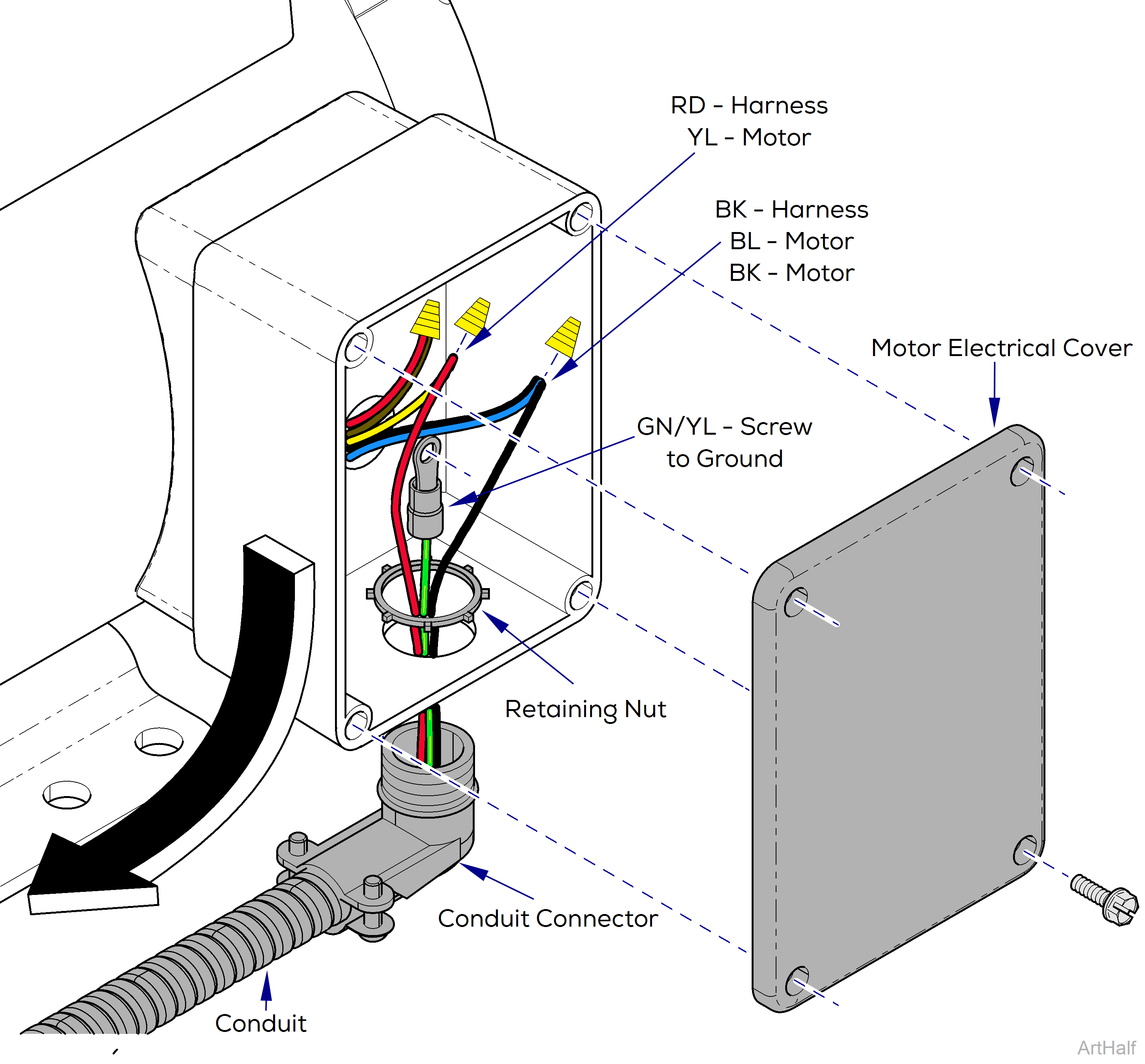 PowerVac P Motor testing and repair