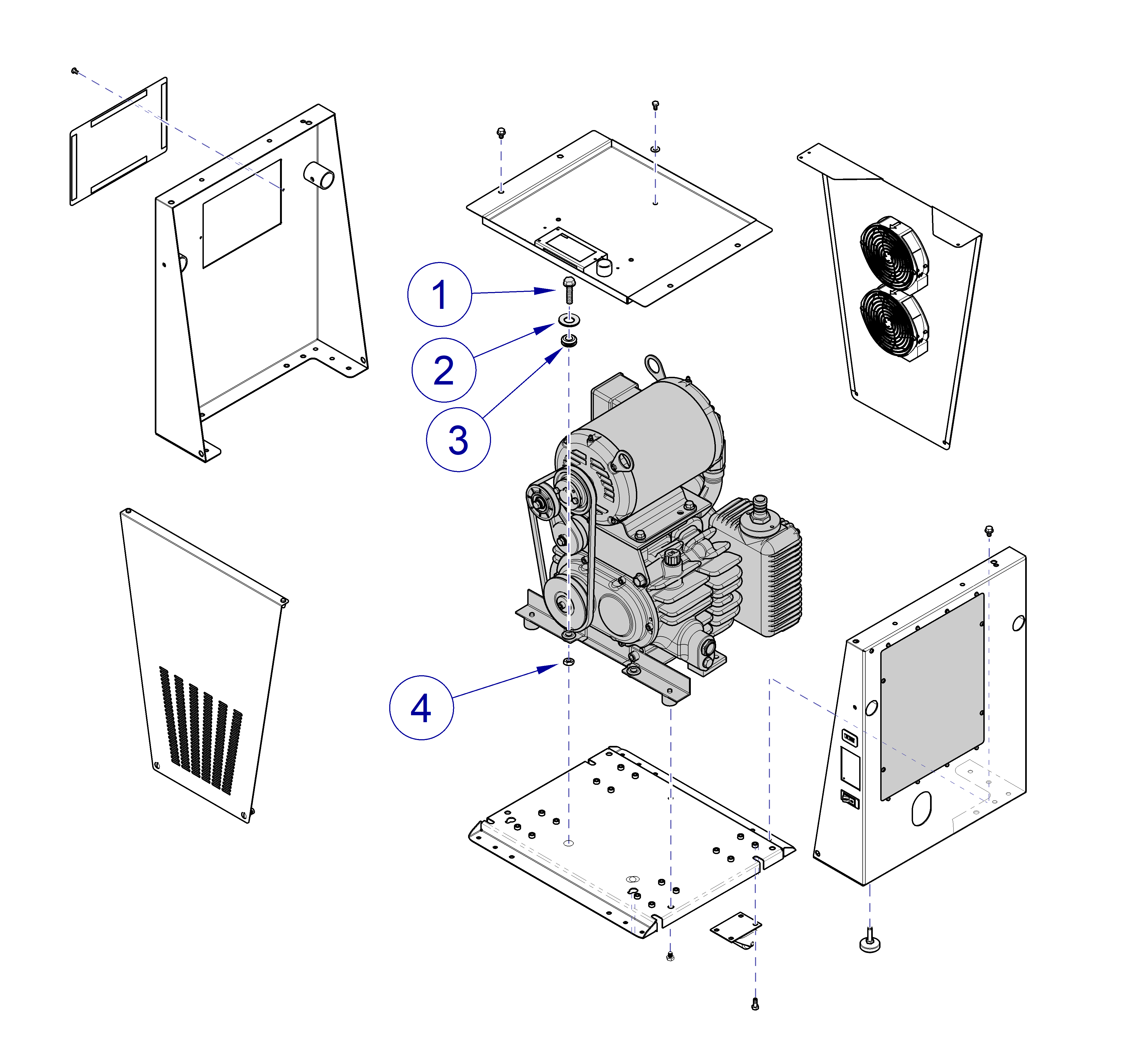 PowerVac G Shipping Bolt Assembly