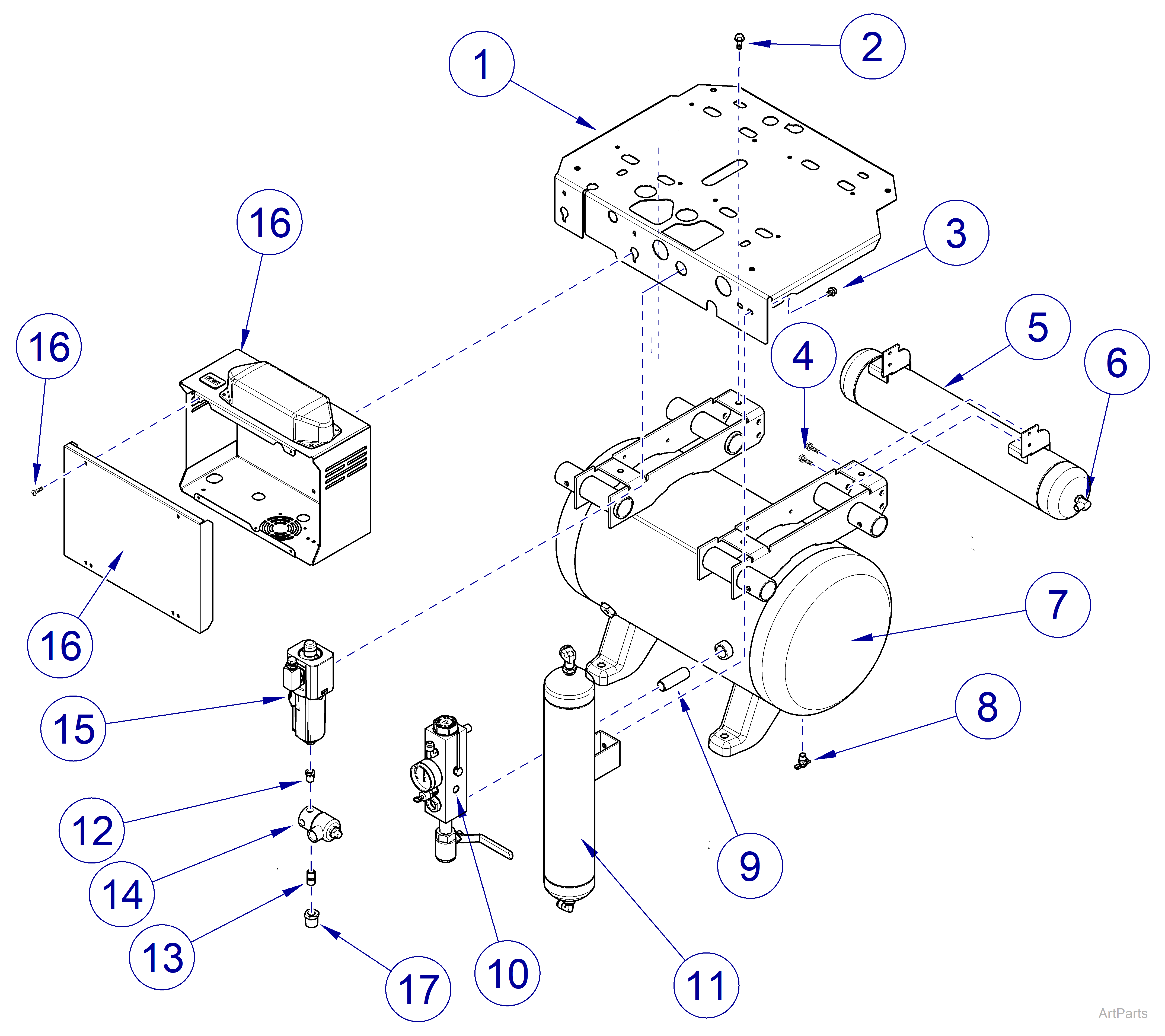 PowerAir Tank and Main Components