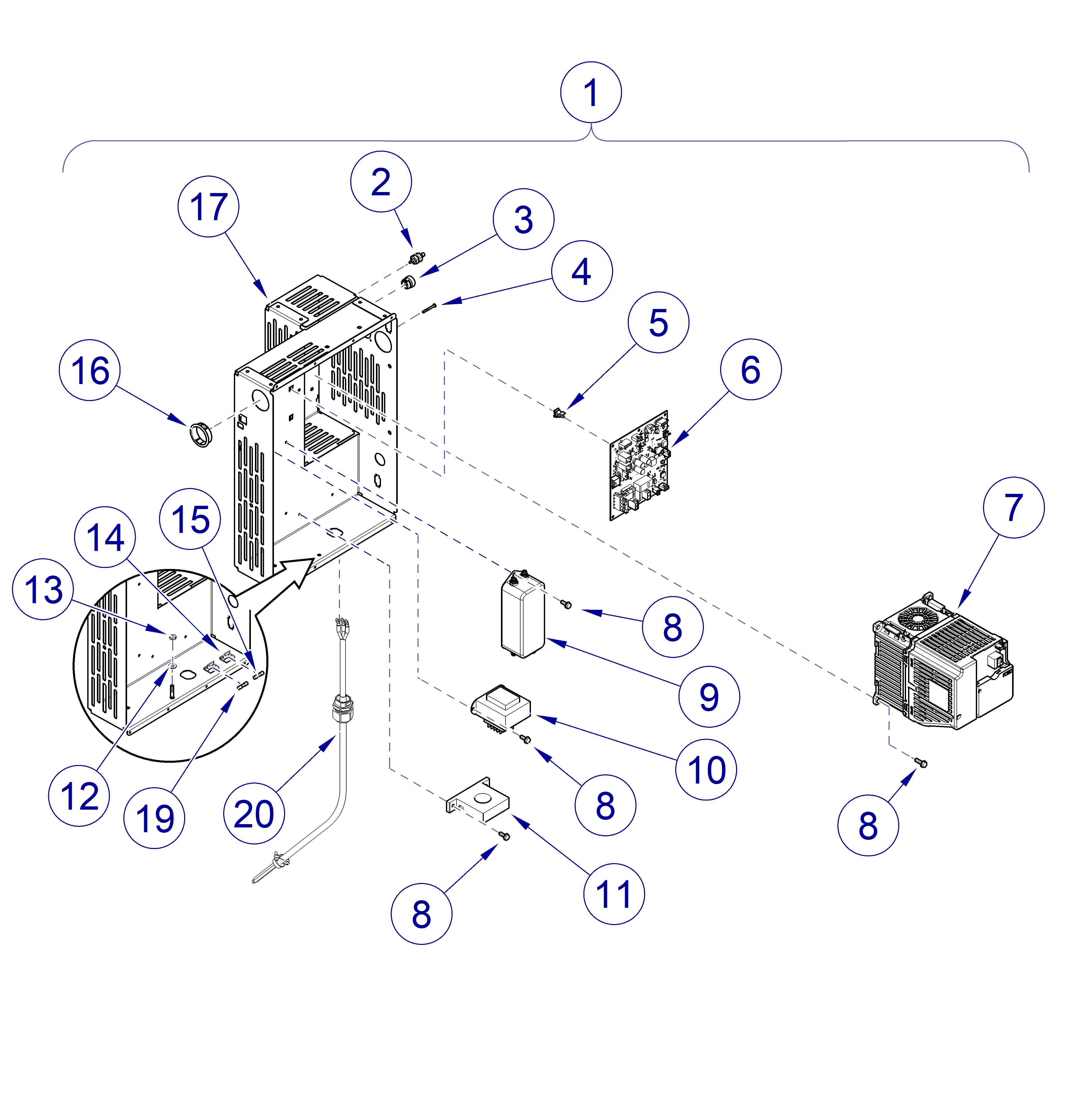 PowerVac G Electrical Box