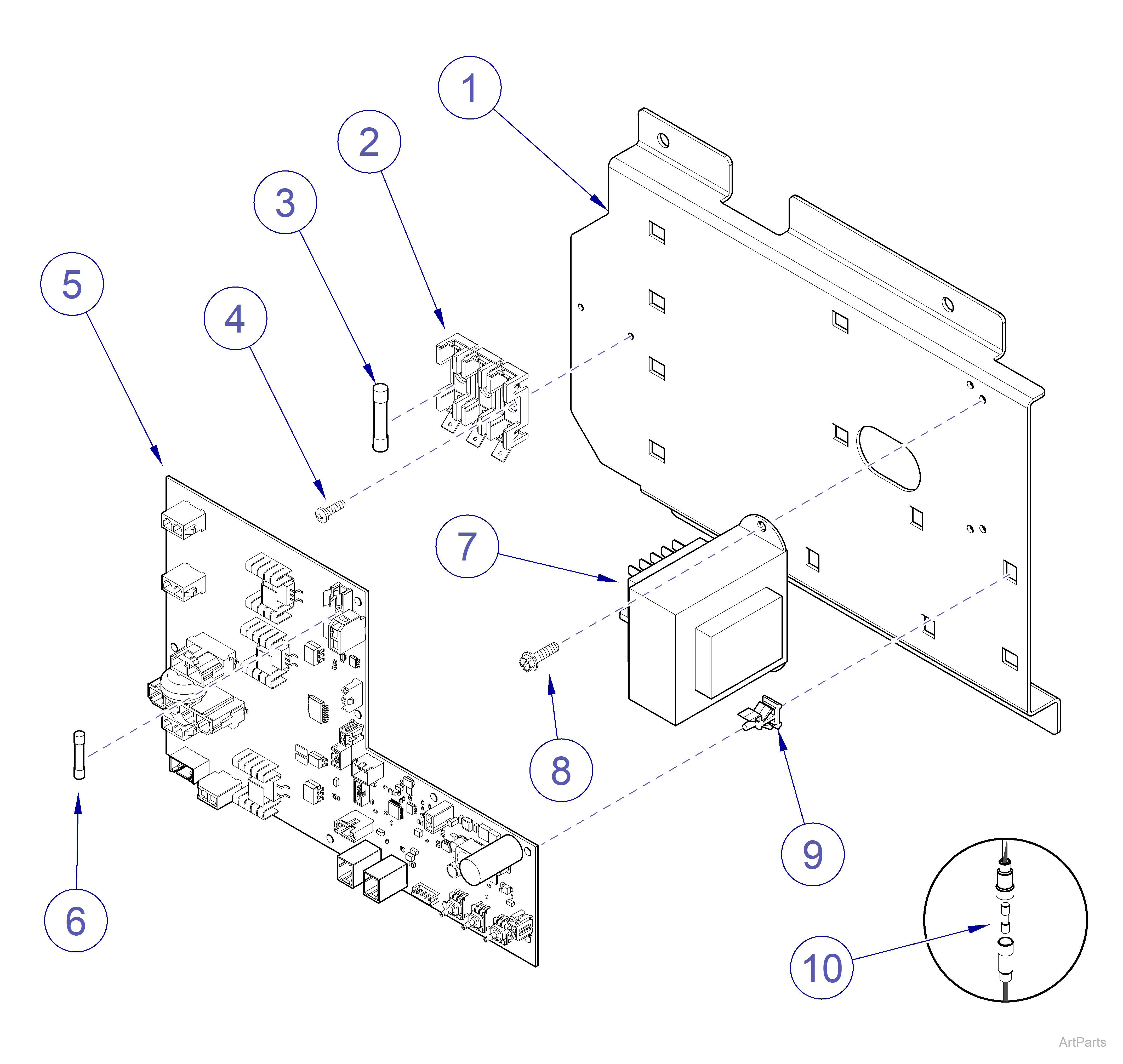 M9/M11 -040 thru -042 main PC Board