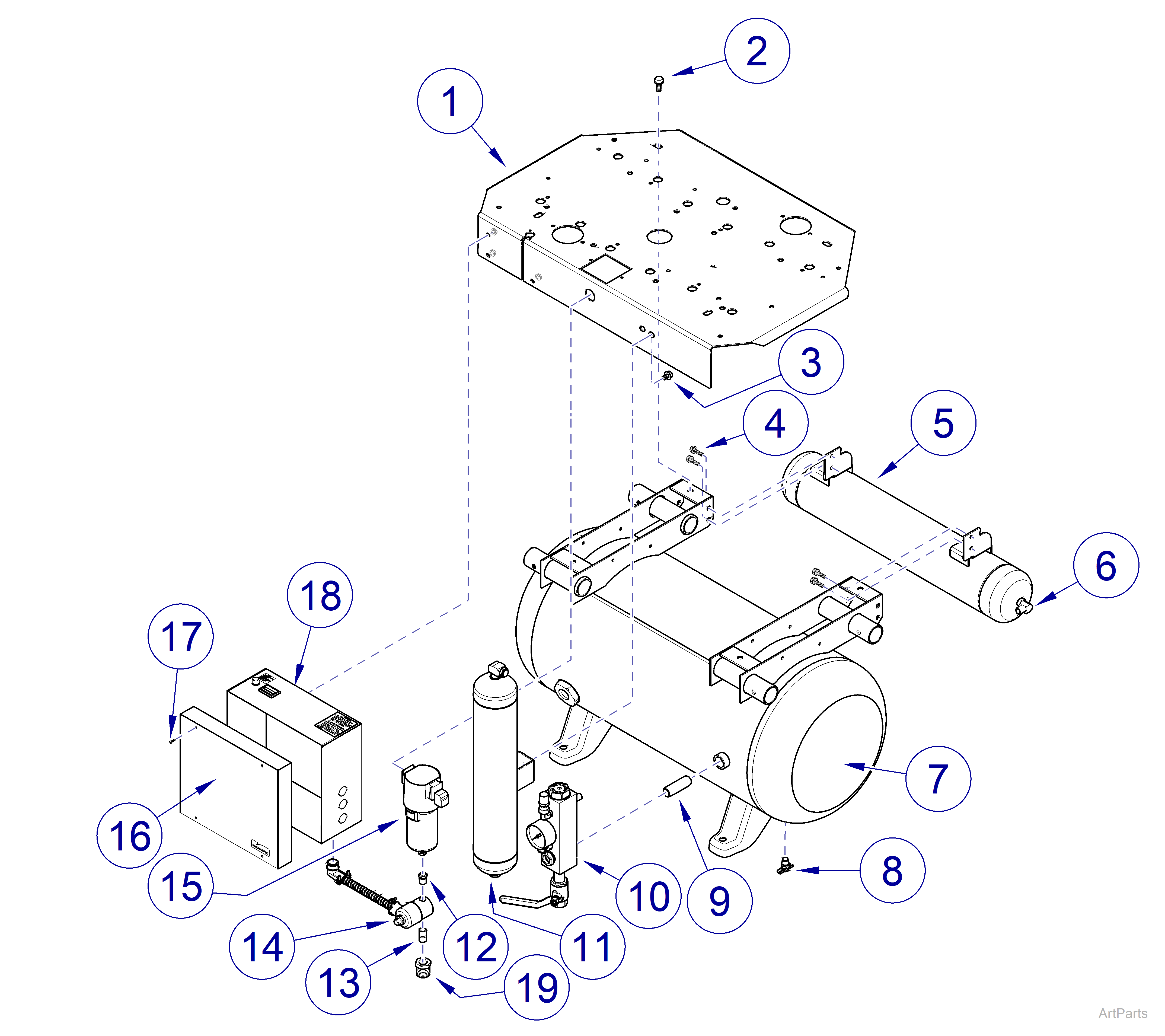 PowerAir Tank and Main Components