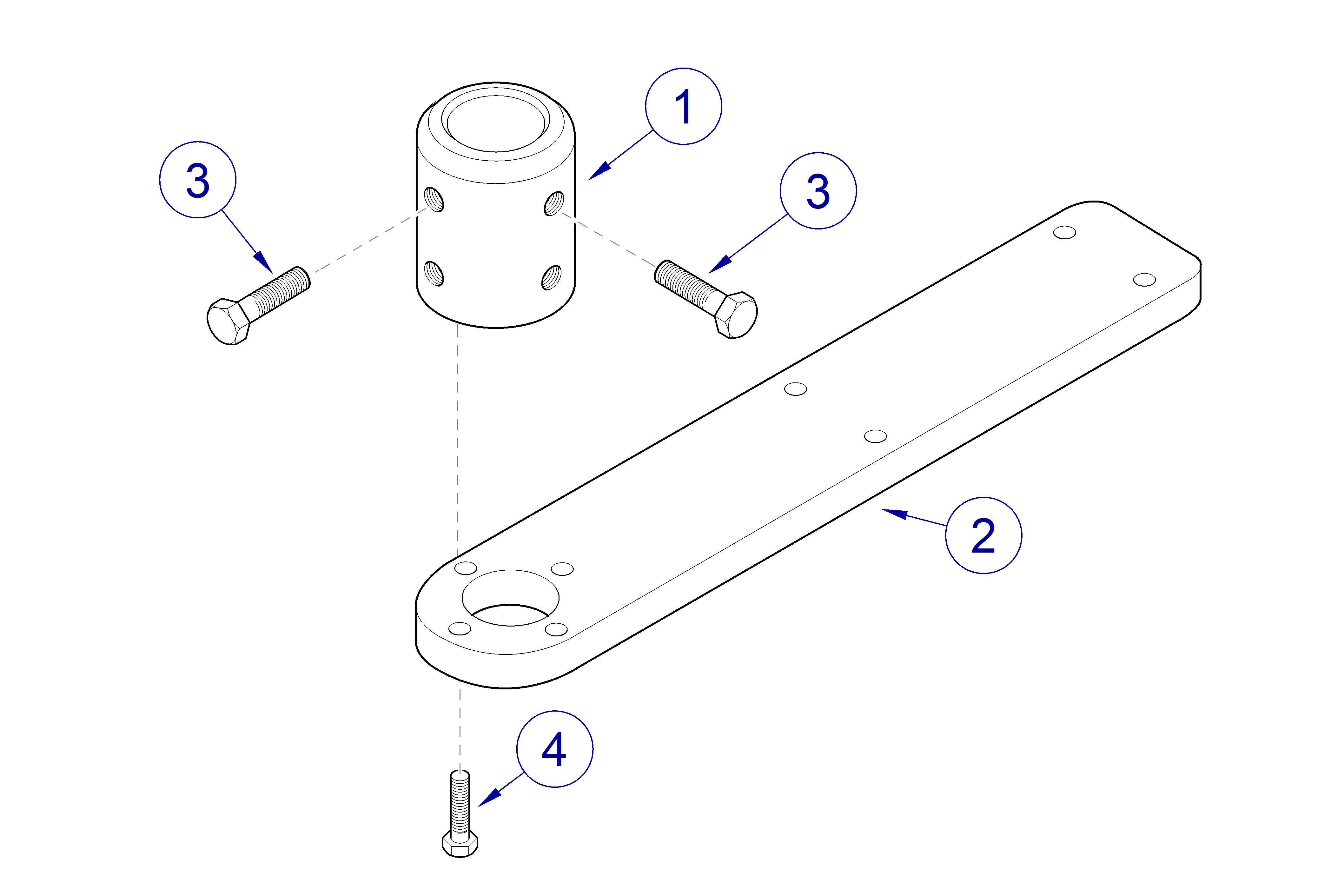 Console Mounting Bracket for Dental-EZ Advantage and JV / E2000 Mount