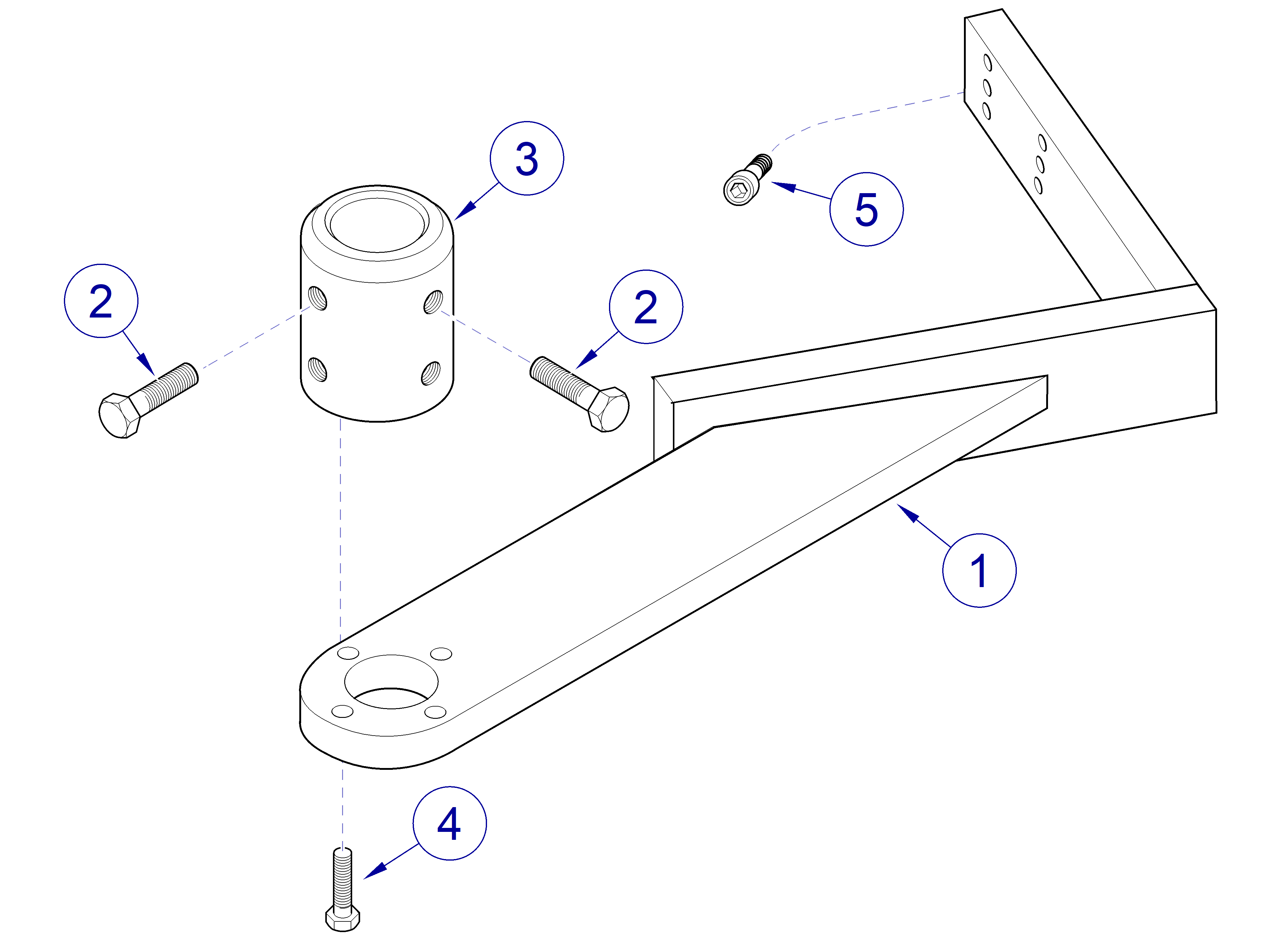 Console Mounting Bracket for Ritter x-100 Mount