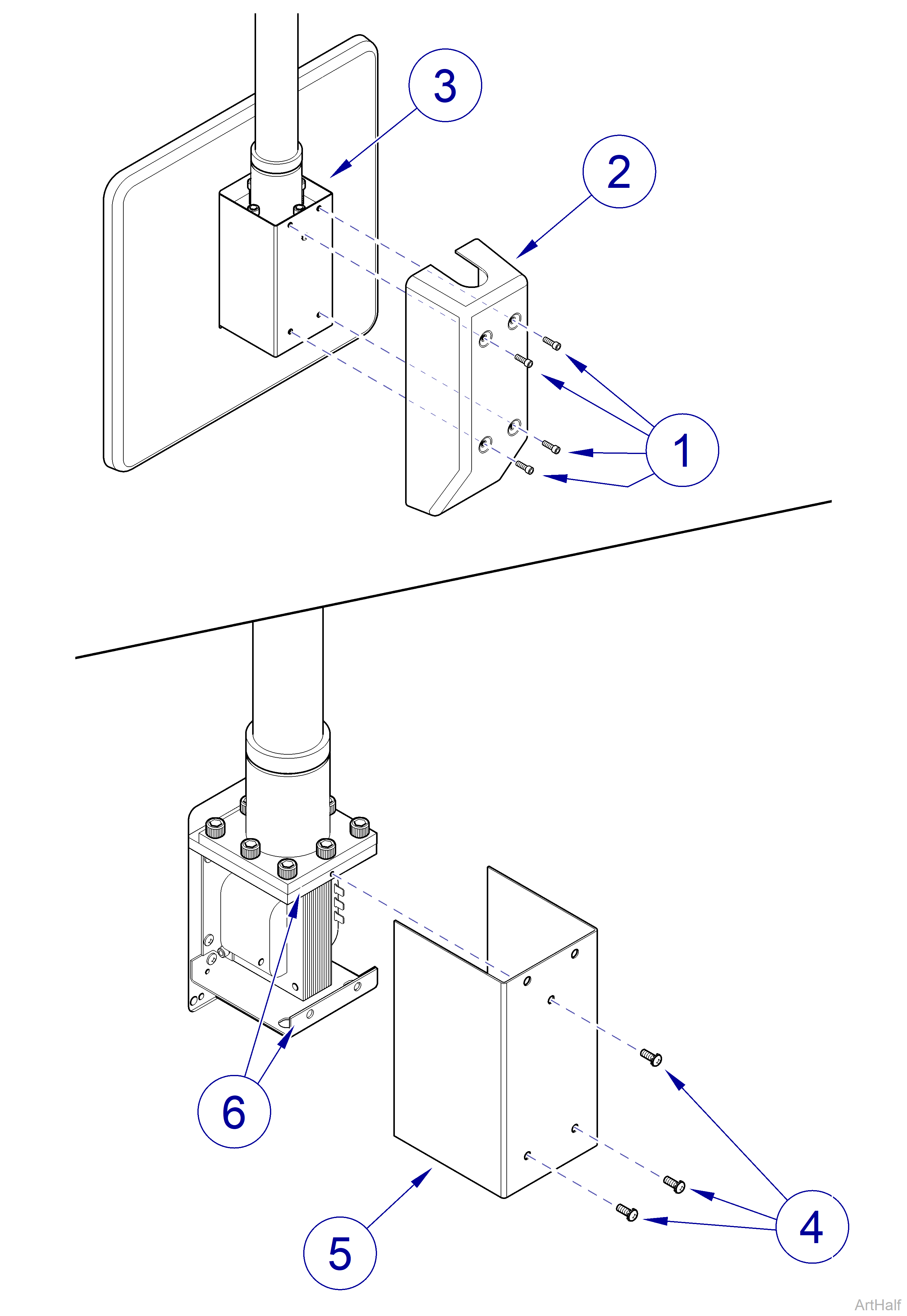 Midmark® Dental Lights Wall/Cabinet Light Transformer Access Procedures