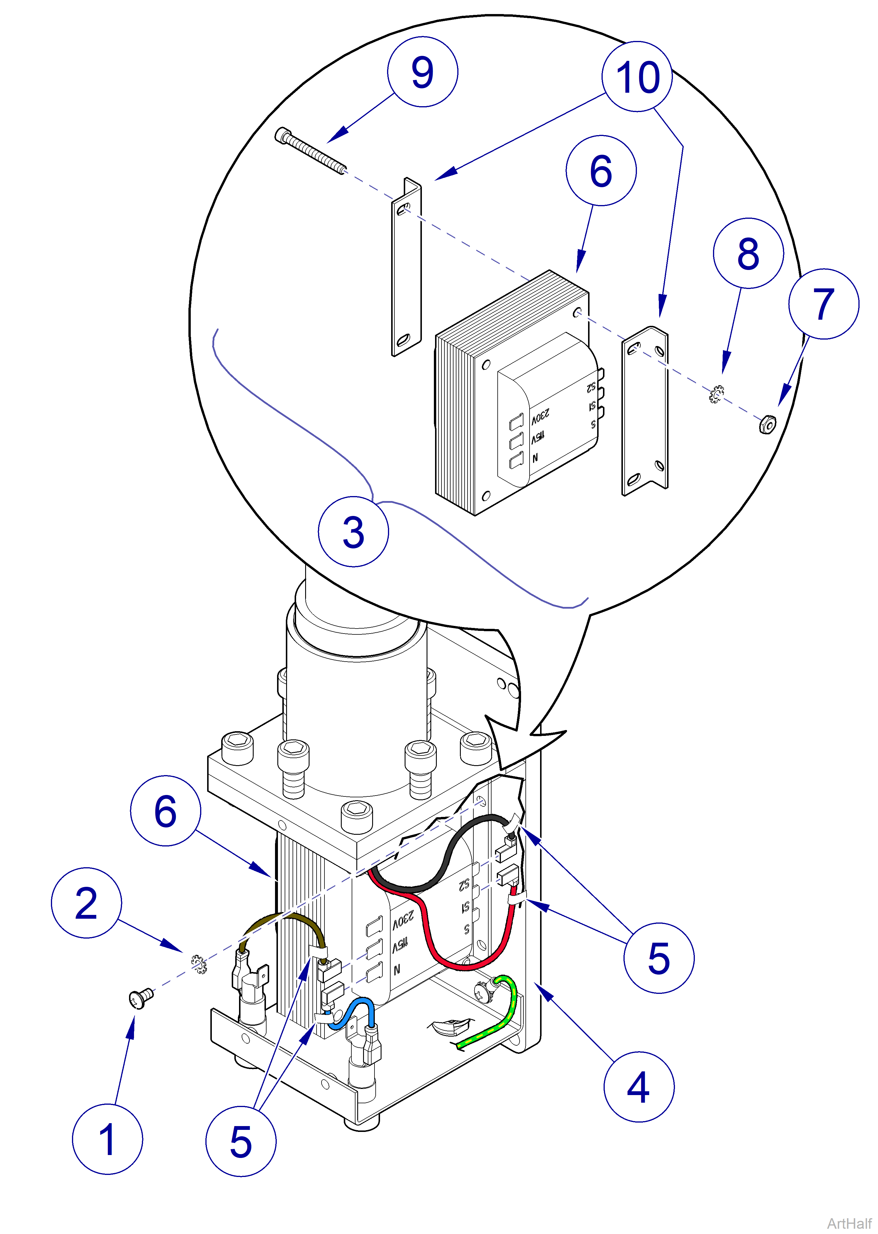 Midmark® Dental Lights Wall/Cabinet Light Transformer Access Procedures