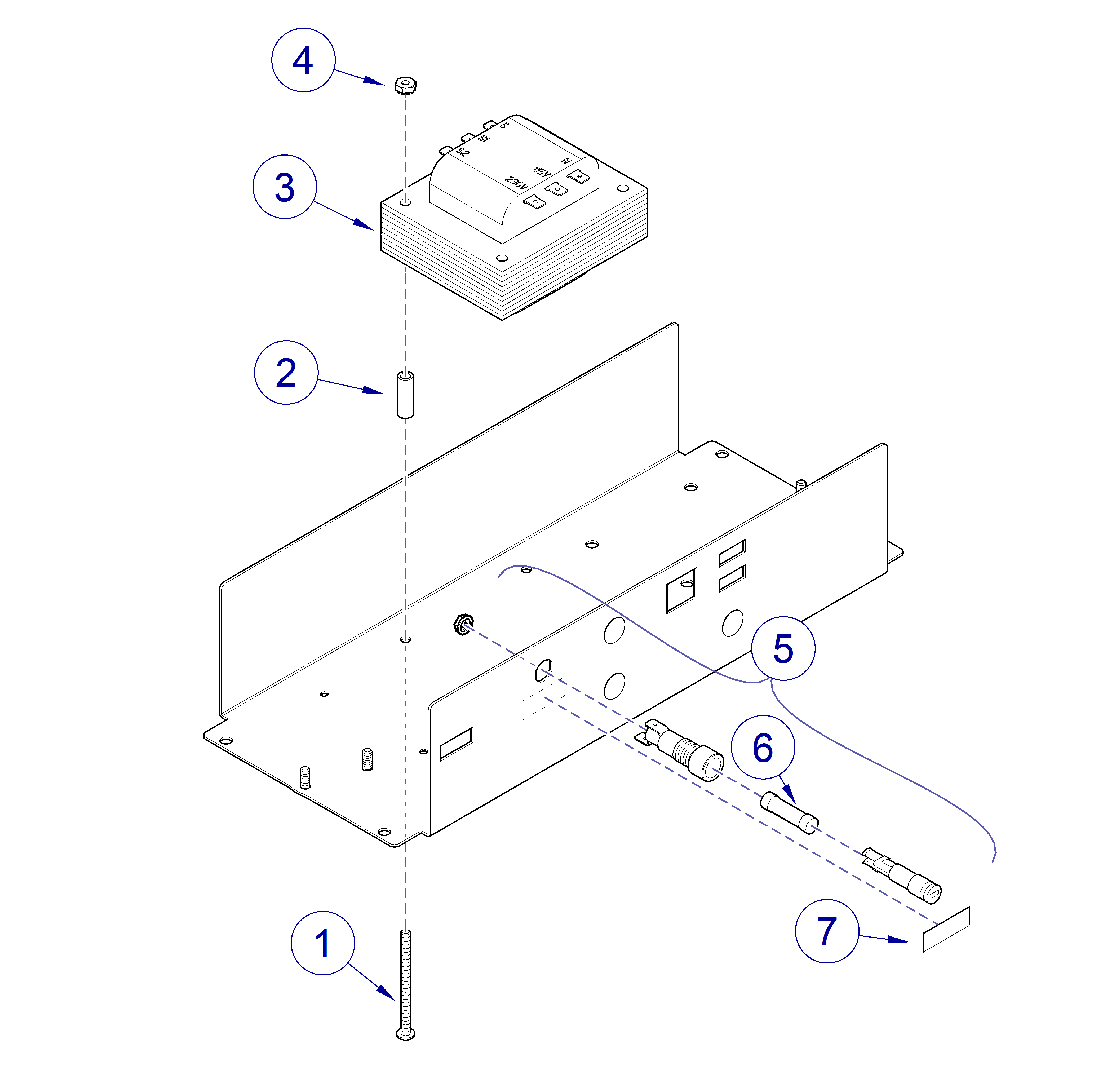 Asepsis 21 Delivery Unit Light Transformer Assembly 