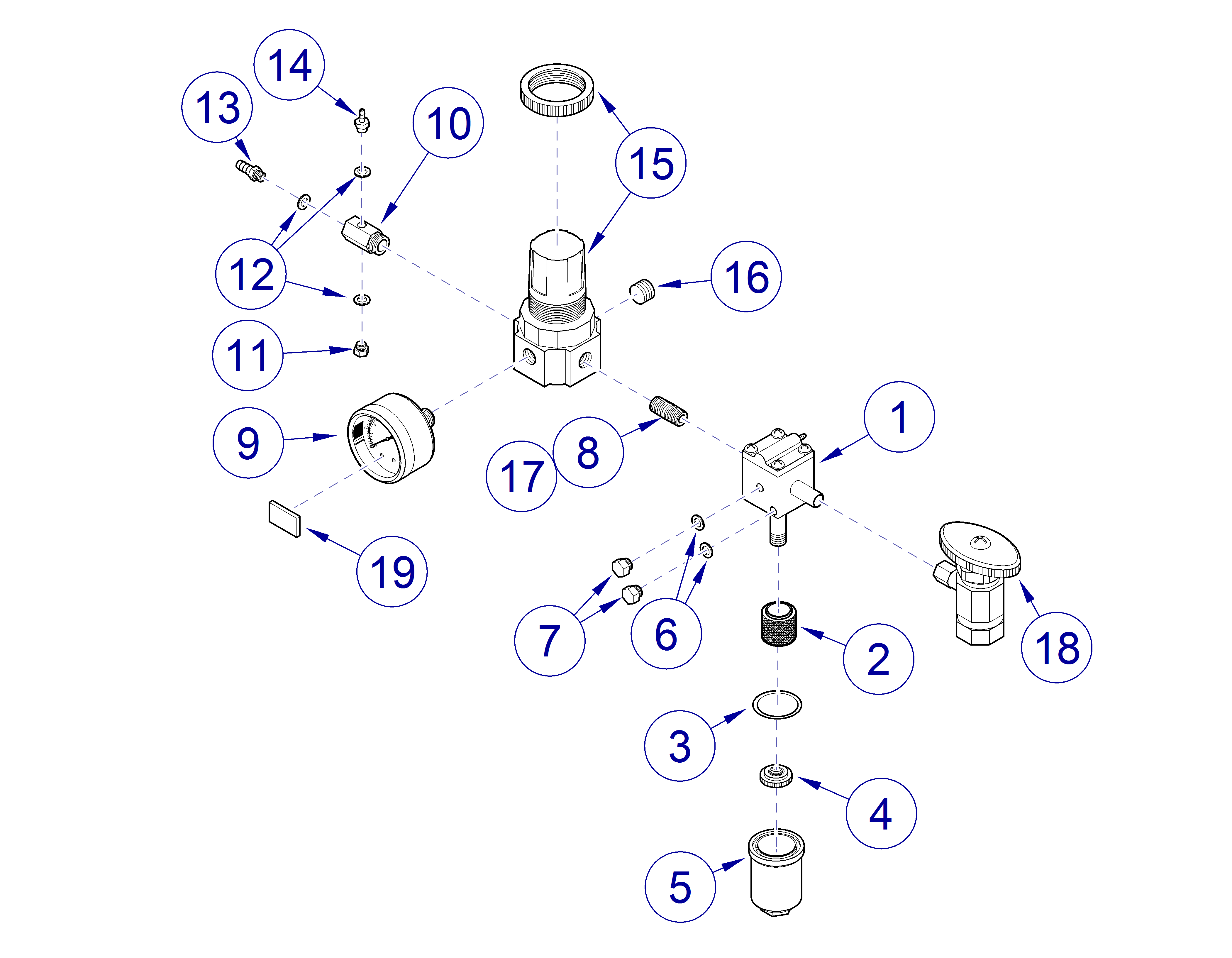 Asepsis 21 Delivery Unit Air Control Assembly