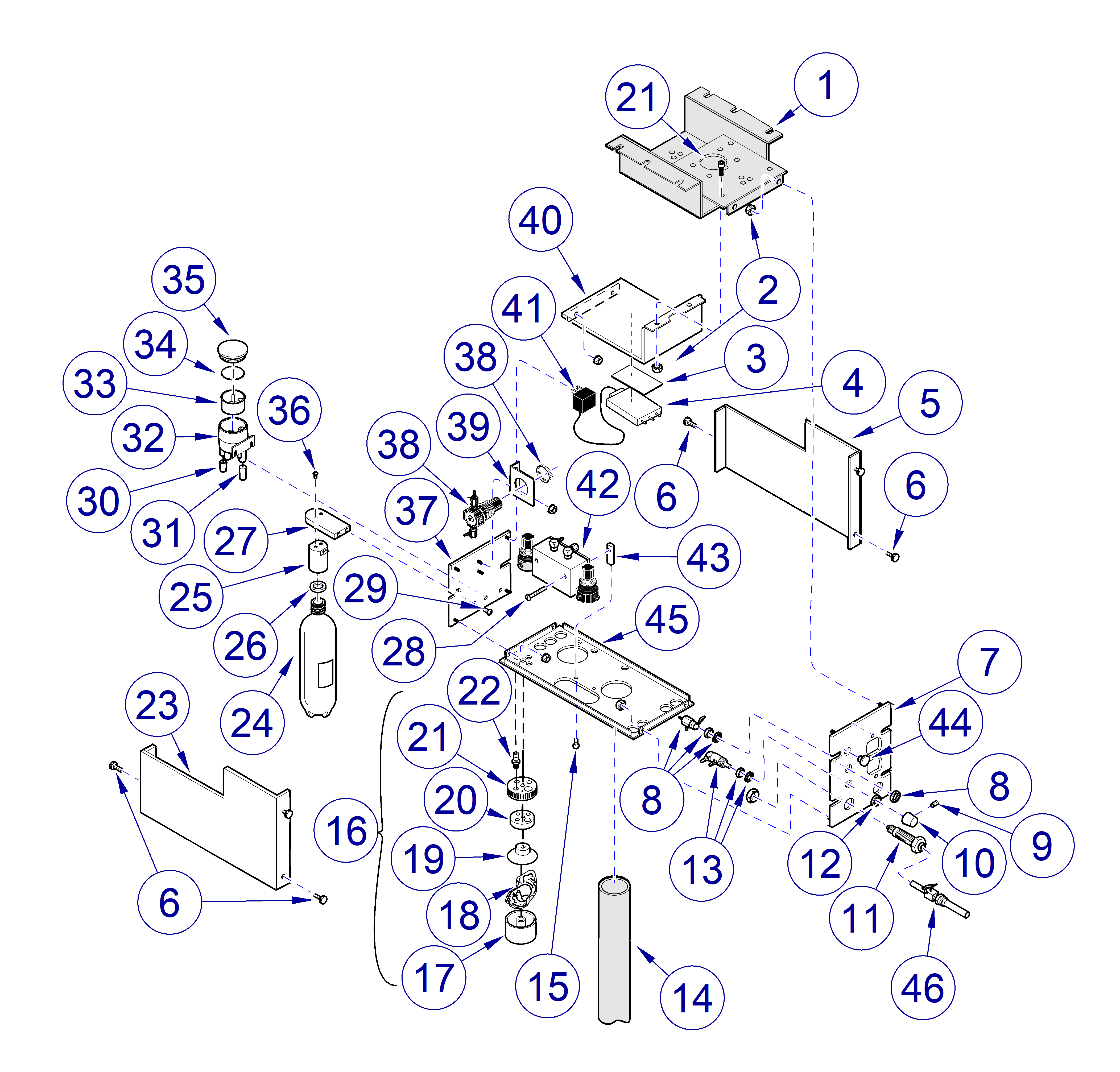 Asepsis 21® Delivery Duo/Assistant's Housing Component