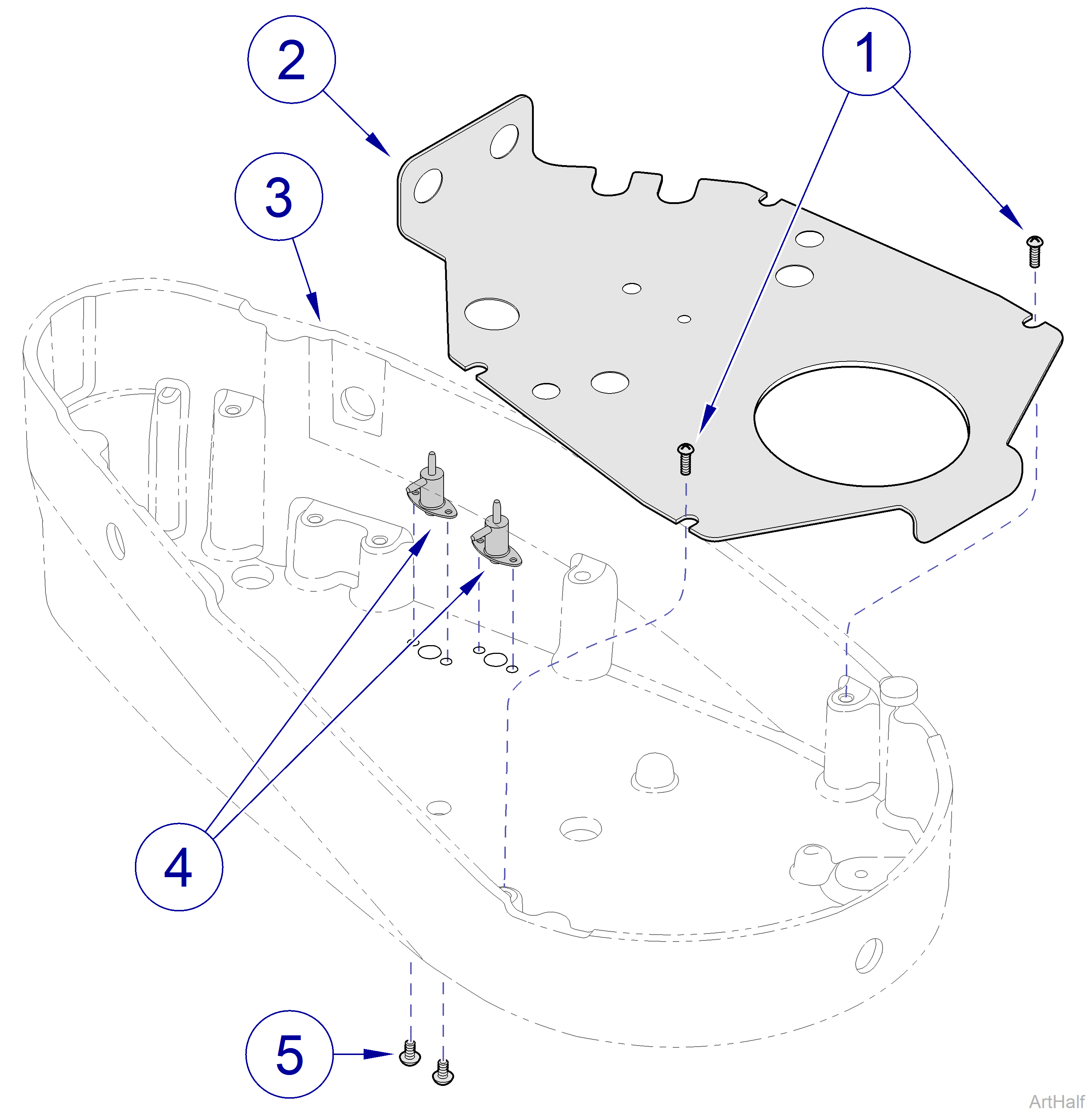 Procenter Cuspidor Cup Fill / Bowl Flush Timing Valve 