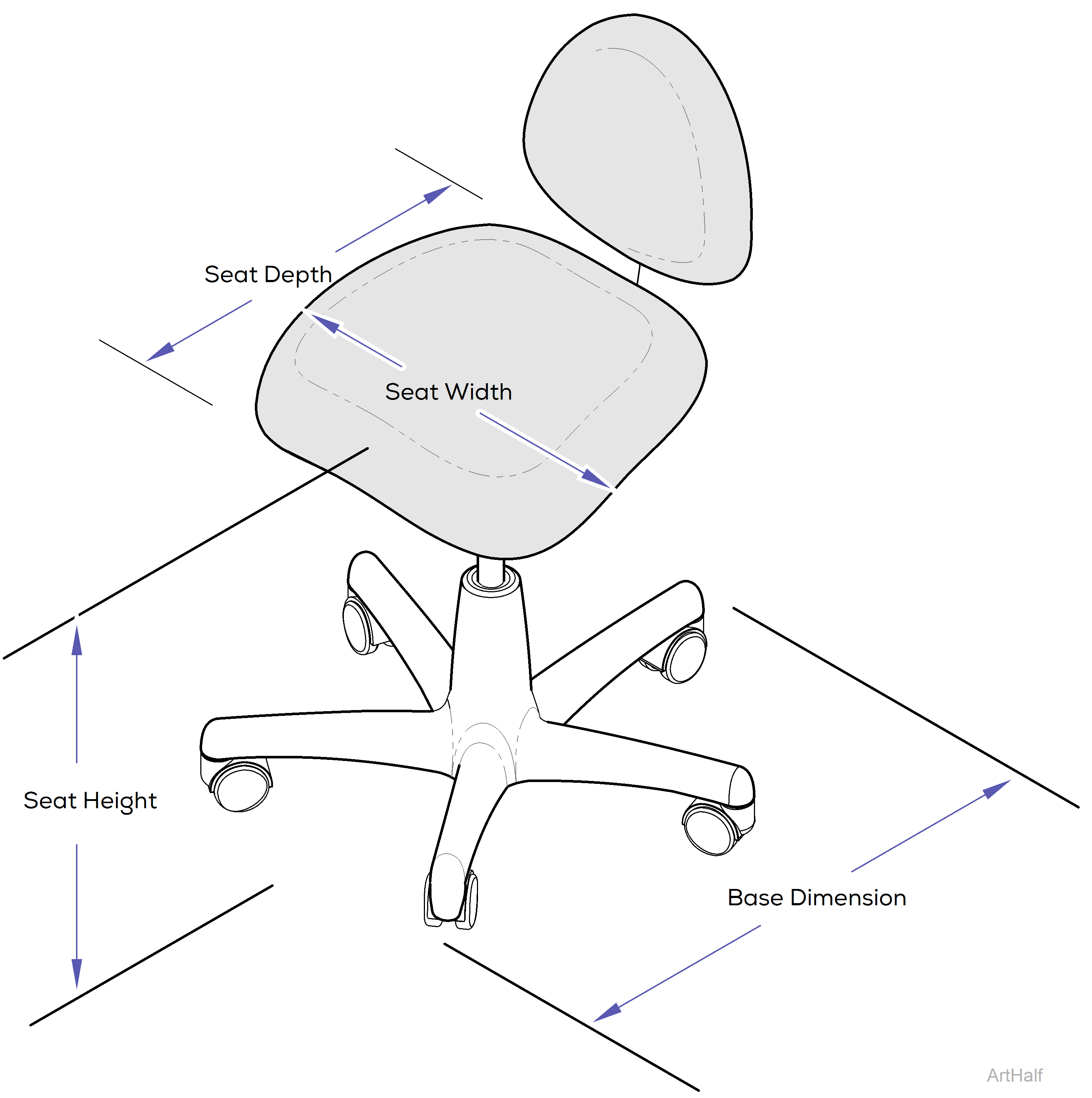 Doctor's Stool and Assistant's Stool Specifications