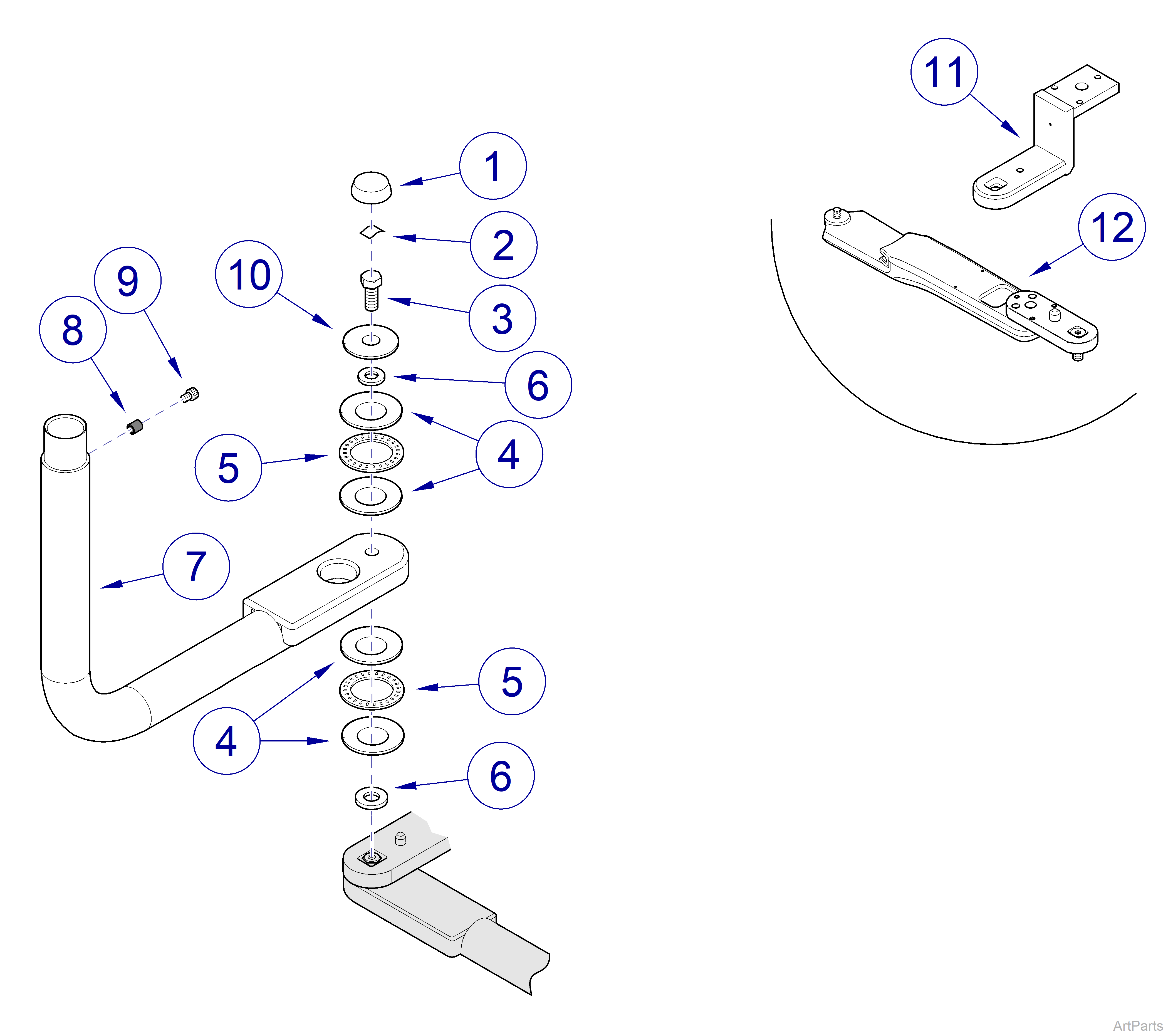 LR Lower Arm Knight / Ultra Chairs