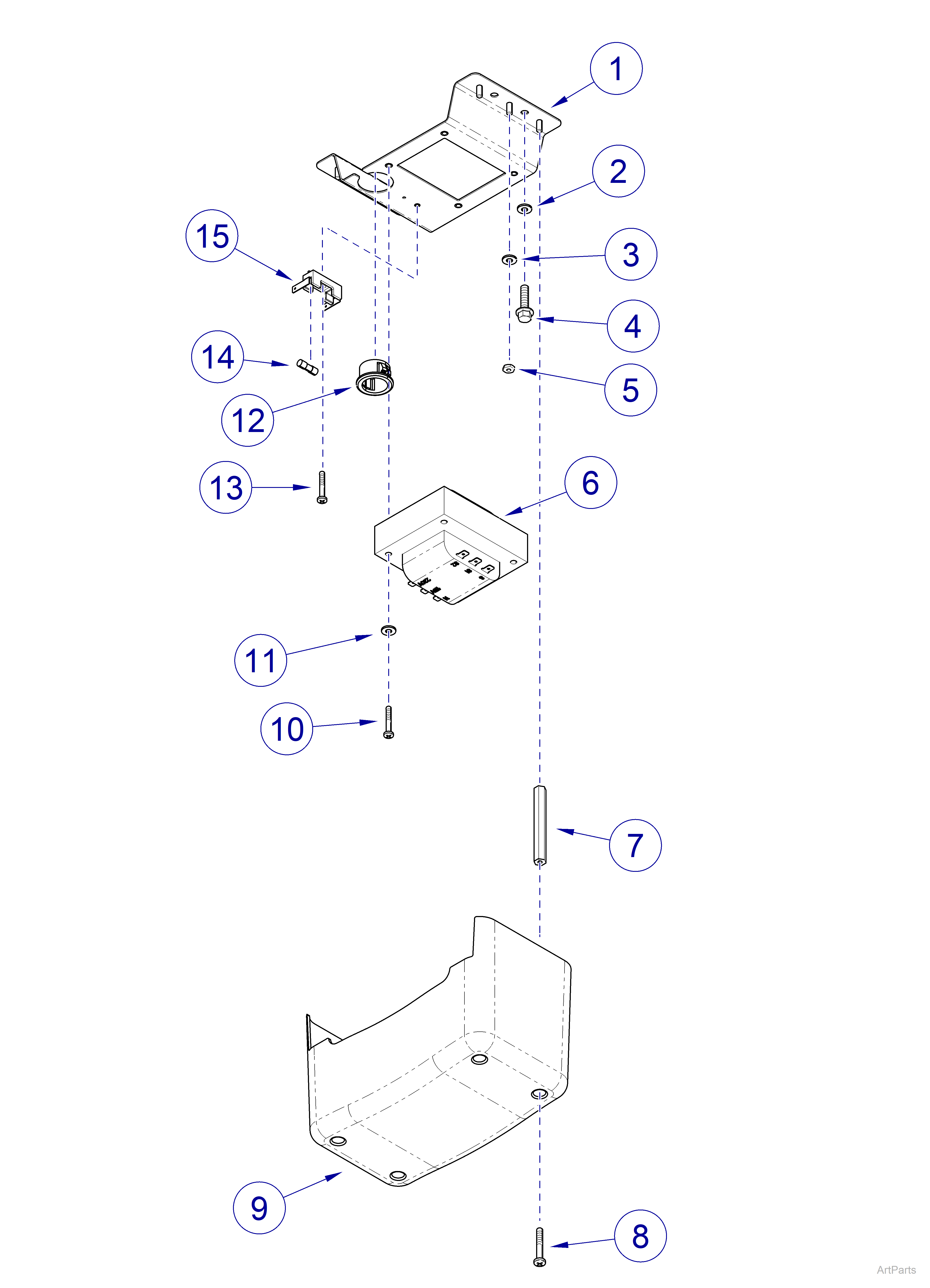 Track Mounted Lights w/ Monitor, Light Power Box