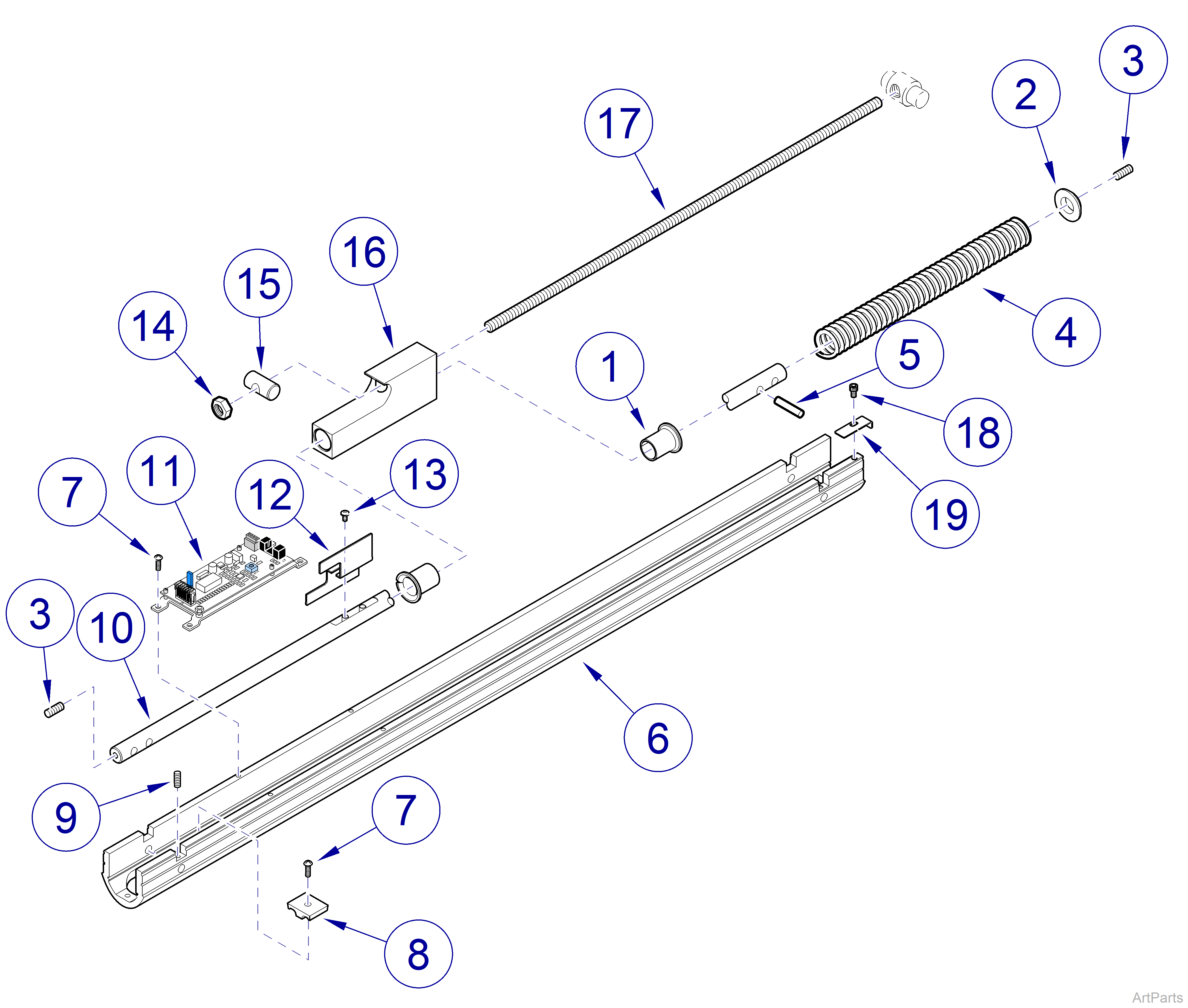 Track, Wall, and Cabinet Mounted Lights, Flex Arm  029-2719-0x, 029-5899-0x