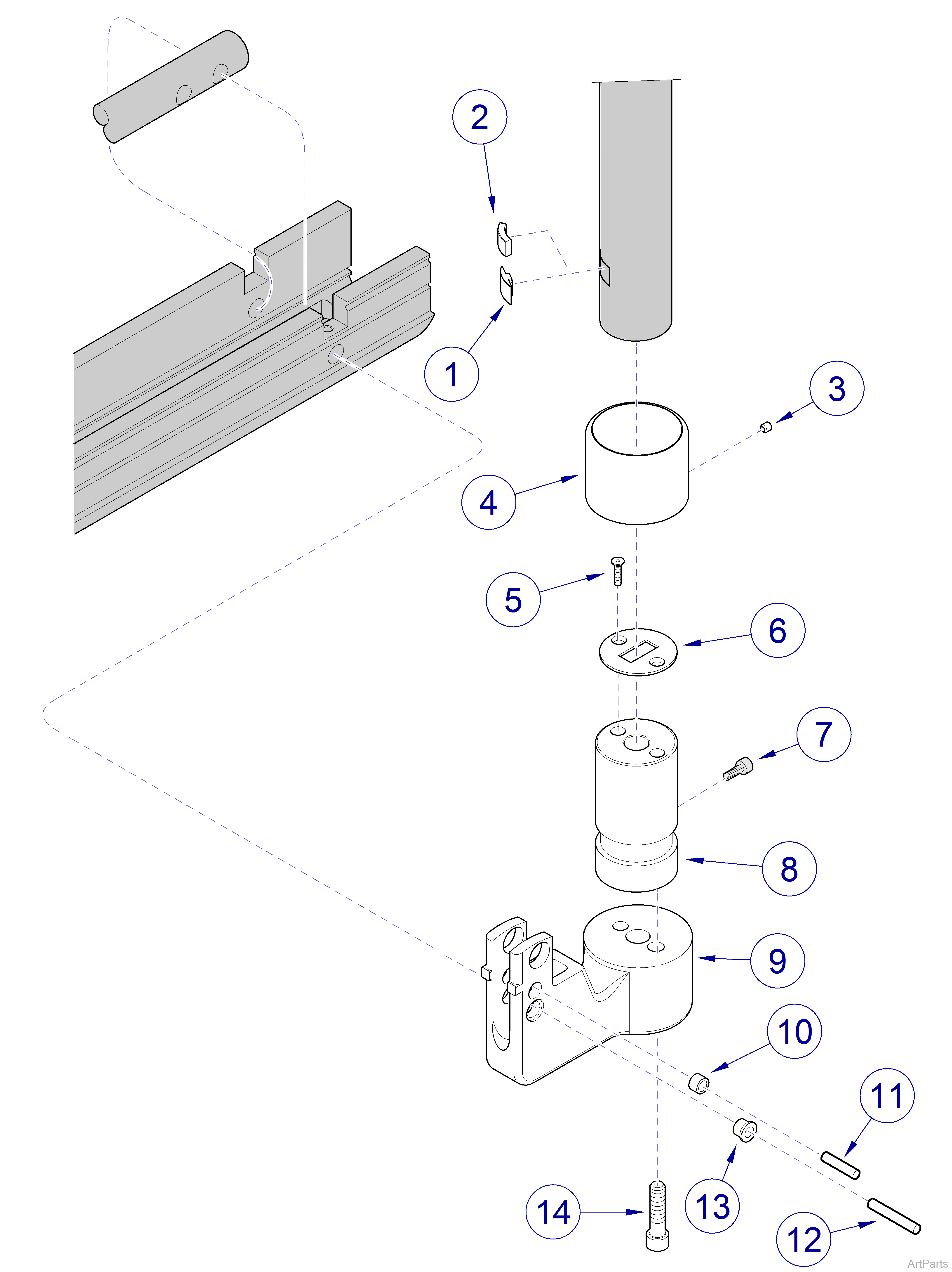 Track, Wall, and Cabinet Mounted Lights, Flex Arm Fixed Arm Post 029-2719-0x, 029-5899-0x