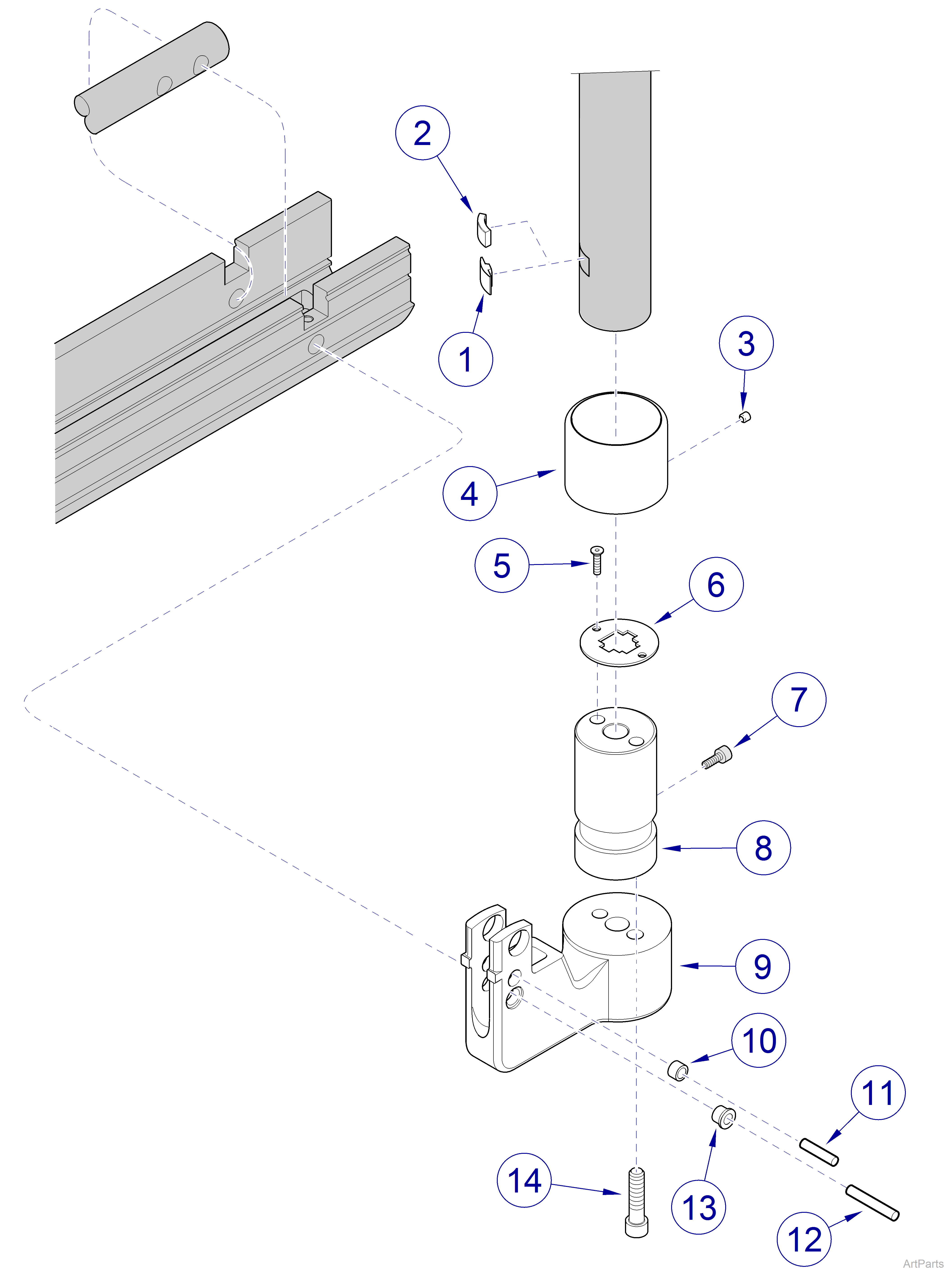 Track, Wall, and Cabinet Mounted Lights, Flex Arm Fixed Arm Post 029-2719-0x, 029-5899-0x