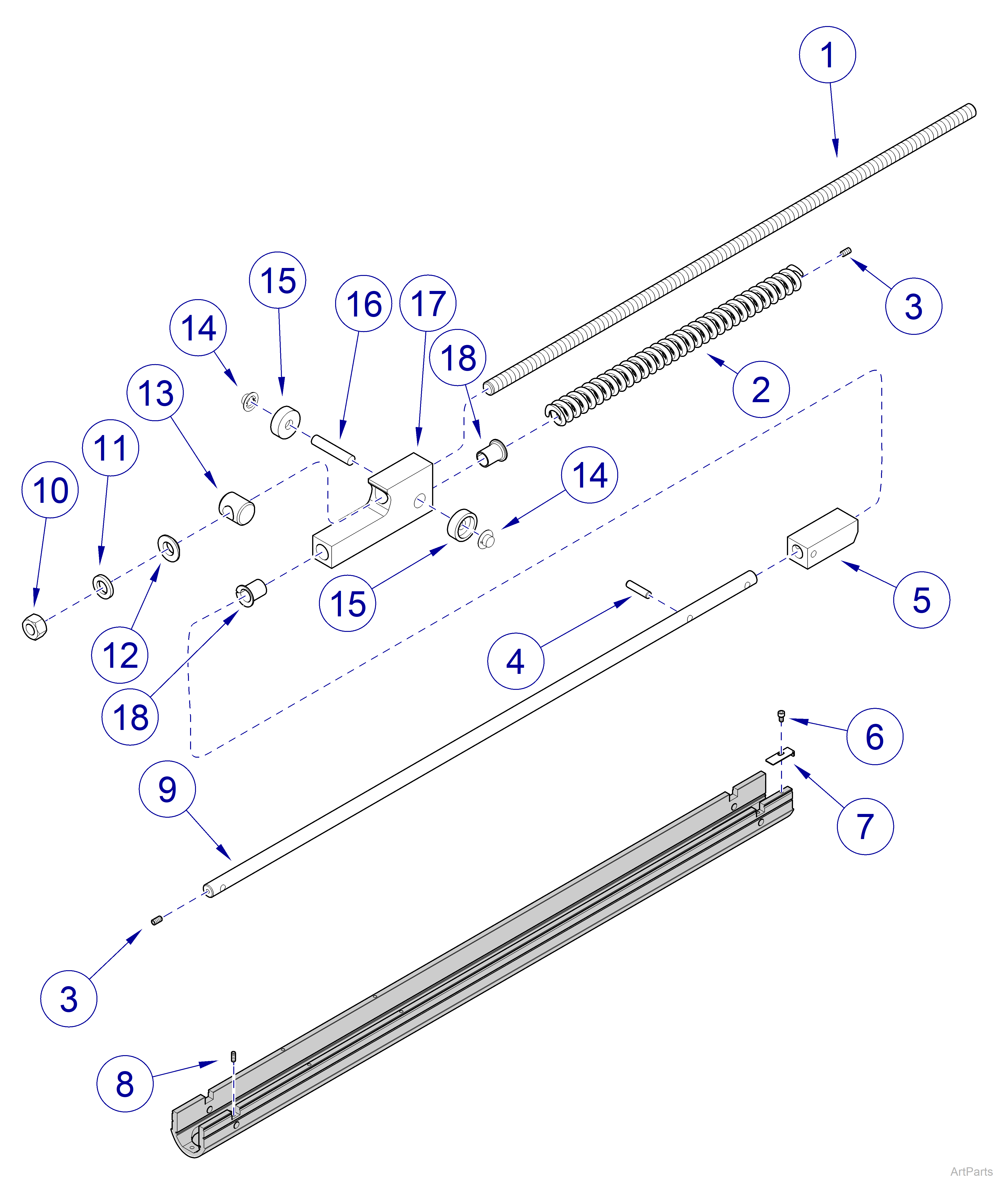 Flex Arm / Monitor Mount (029-4133-0x) Flex Arm